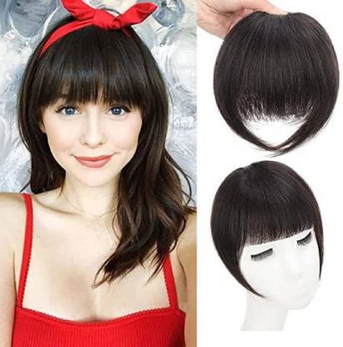 Stylish Brown Hair Bangs for Women | Natural-Looking Hair Extensions | Perfect for Cosplay, Fashion & Daily Wear