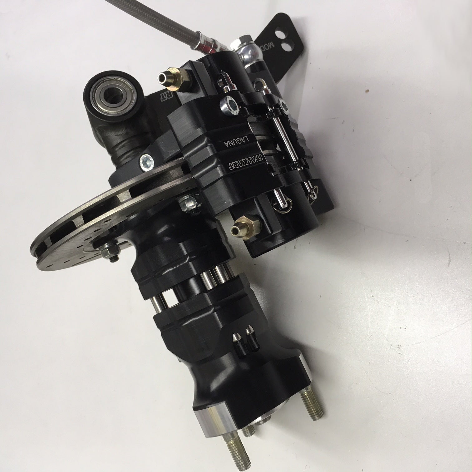 Complete Italkart Front Brake System with Spindles - High-Performance Go Kart Braking Kit for Racing & Off-Road Adventures