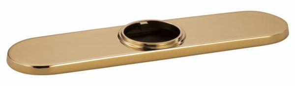 Brizo RP71451PG 3-Hole Chrome Escutcheon Plate - 10 Pack for Bathroom Faucet Installation & Sink Hardware Upgrade
