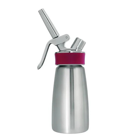 Premium Stainless Steel Whipped Cream Dispenser - 1/2 Pint (8 oz) Professional Gourmet Whipper for Desserts, Coffee & Cocktails | Perfect for Home Baking, Cafe Use & Party Decorating