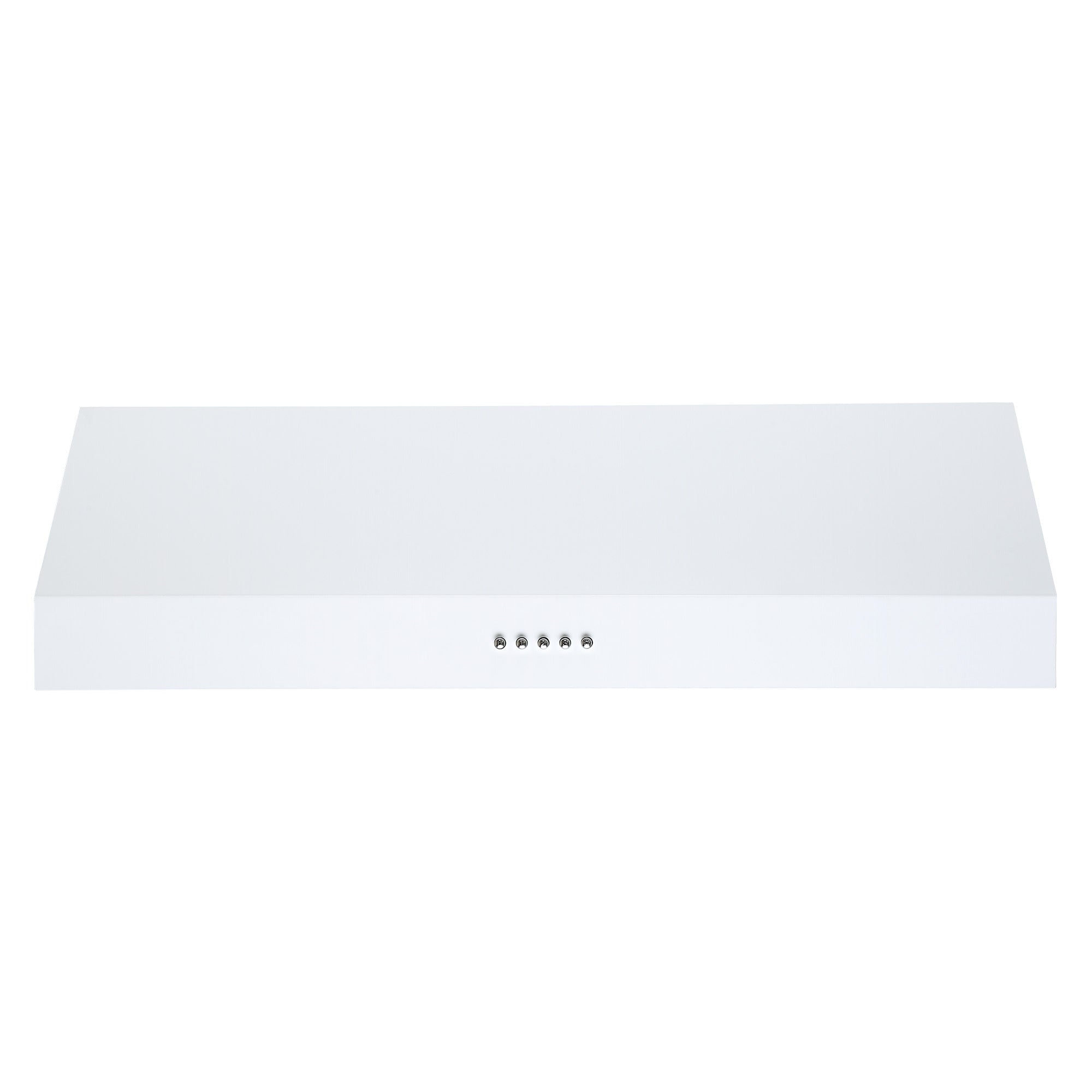 Ancona 30 Inch Ducted Under Cabinet Range Hood in White - Powerful Kitchen Ventilation for Smoke & Odor Removal - Perfect for Home Cooking & Baking