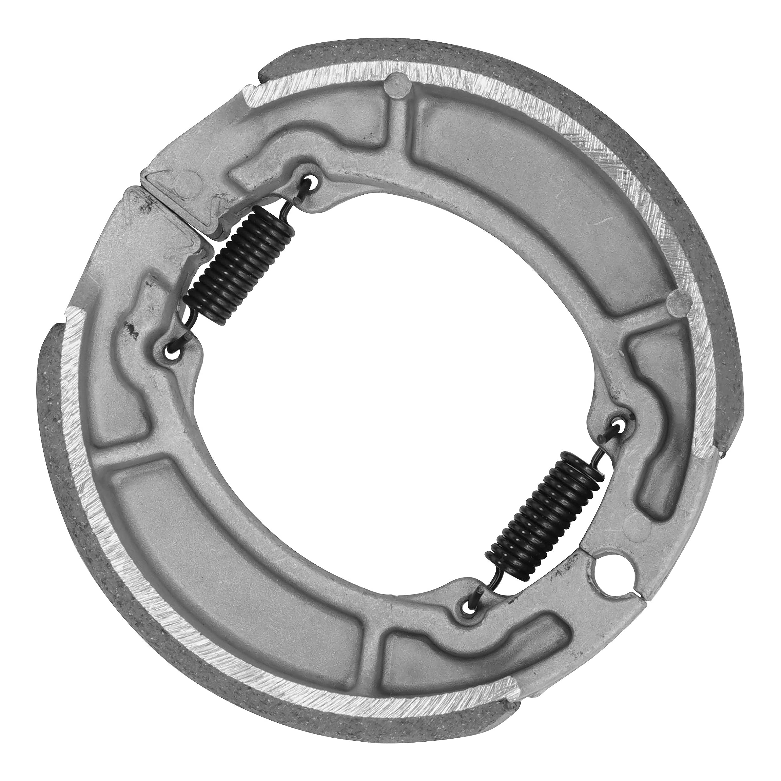 Caltric Rear Brake Shoes for Yamaha RT180 RT-180 RT 180 (1990-1992) - High-Performance Motorcycle Brake Pads - Perfect for Street Bikes & Daily Commuting