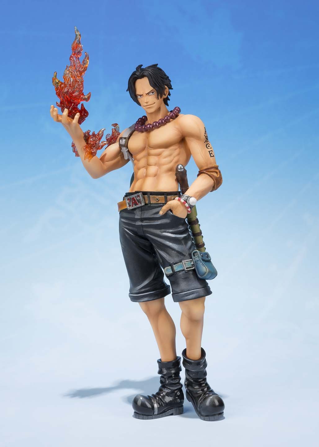 TAMASHII NATIONS Bandai S.H.Figuarts ZERO Portgas D. Ace 5th Anniversary Edition One Piece Anime Action Figure Collectible - Perfect for Display, Anime Collections, and Gift Giving
