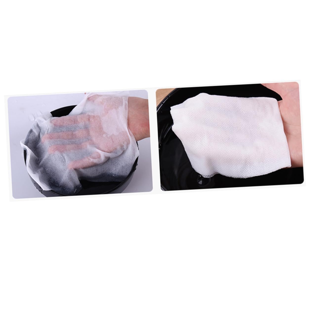 Hemoton 100-Pack Premium Cotton Facial Towels - Soft Reusable Washcloths for Wet/Dry Face Cleansing, Makeup Removal & Exfoliation - Gentle Purple Face Towels for Daily Skincare Routine & Spa Days