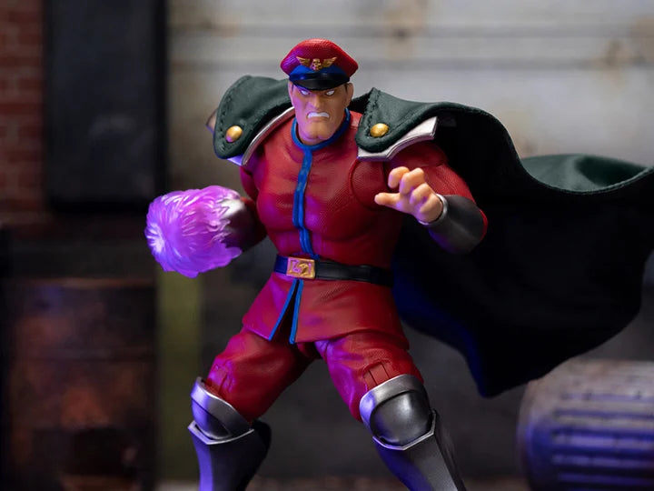 Ultra Street Fighter II: The Final Challengers M. Bison Action Figure - Collectible Video Game Character Toy for Fighting Game Fans - Perfect for Display, Gifts, and Gaming Room Decor