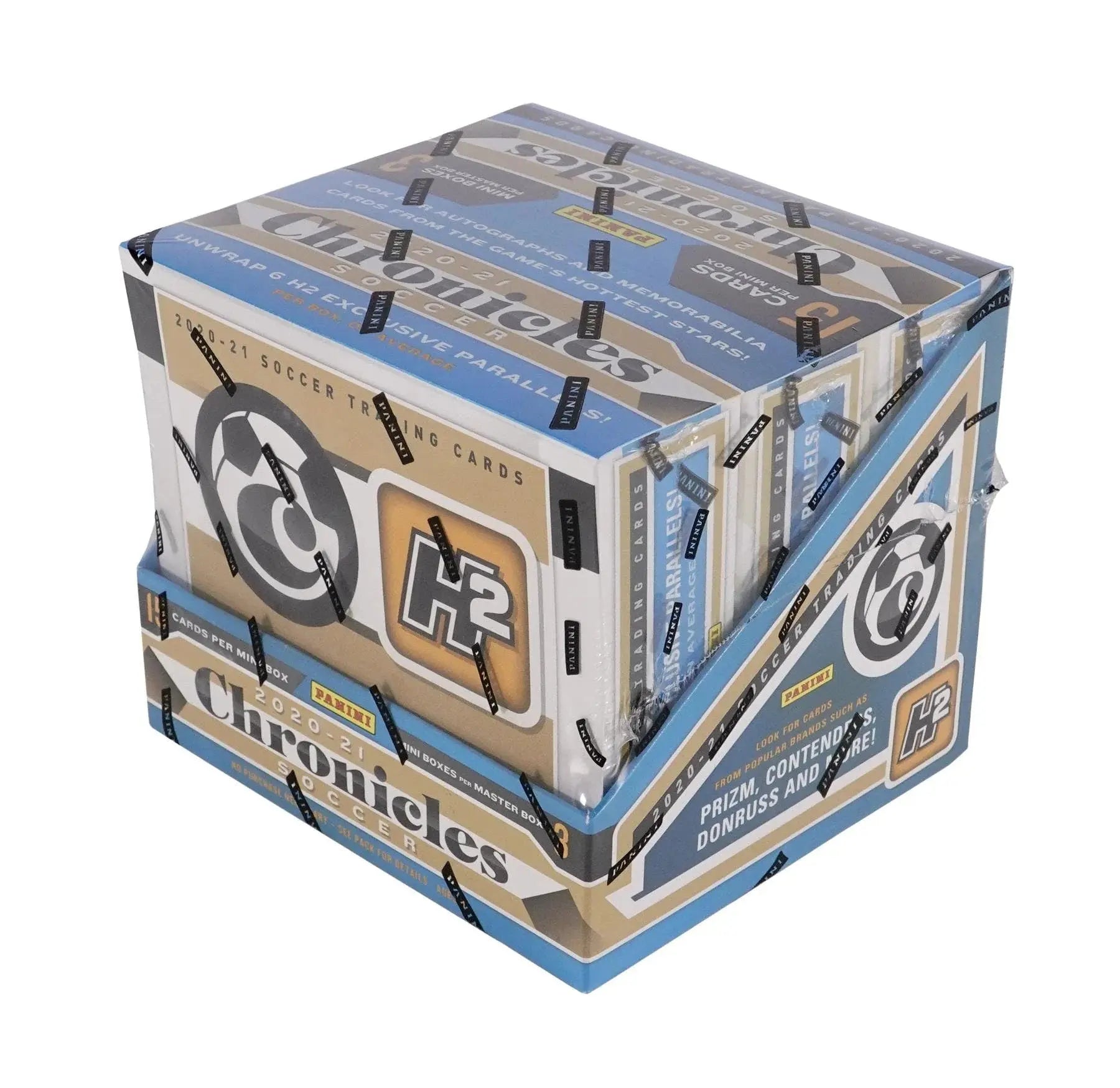 2021 Panini Chronicles Soccer H2 Hobby Box - Premium Trading Cards Collection for Soccer Fans & Collectors - Perfect for Gifts, Investments, and Game Day Excitement