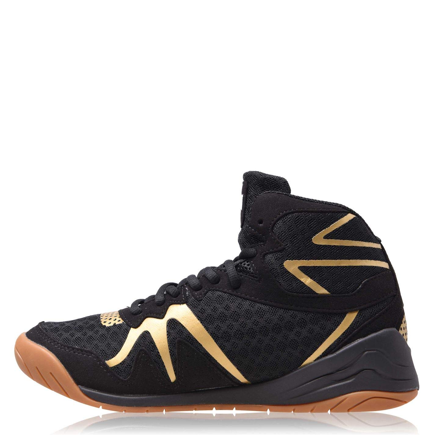 Everlast PIVT Low Top Boxing Shoes for Men - Size 12 Black/Gold | Lightweight Training Footwear for Boxing, MMA & Gym Workouts