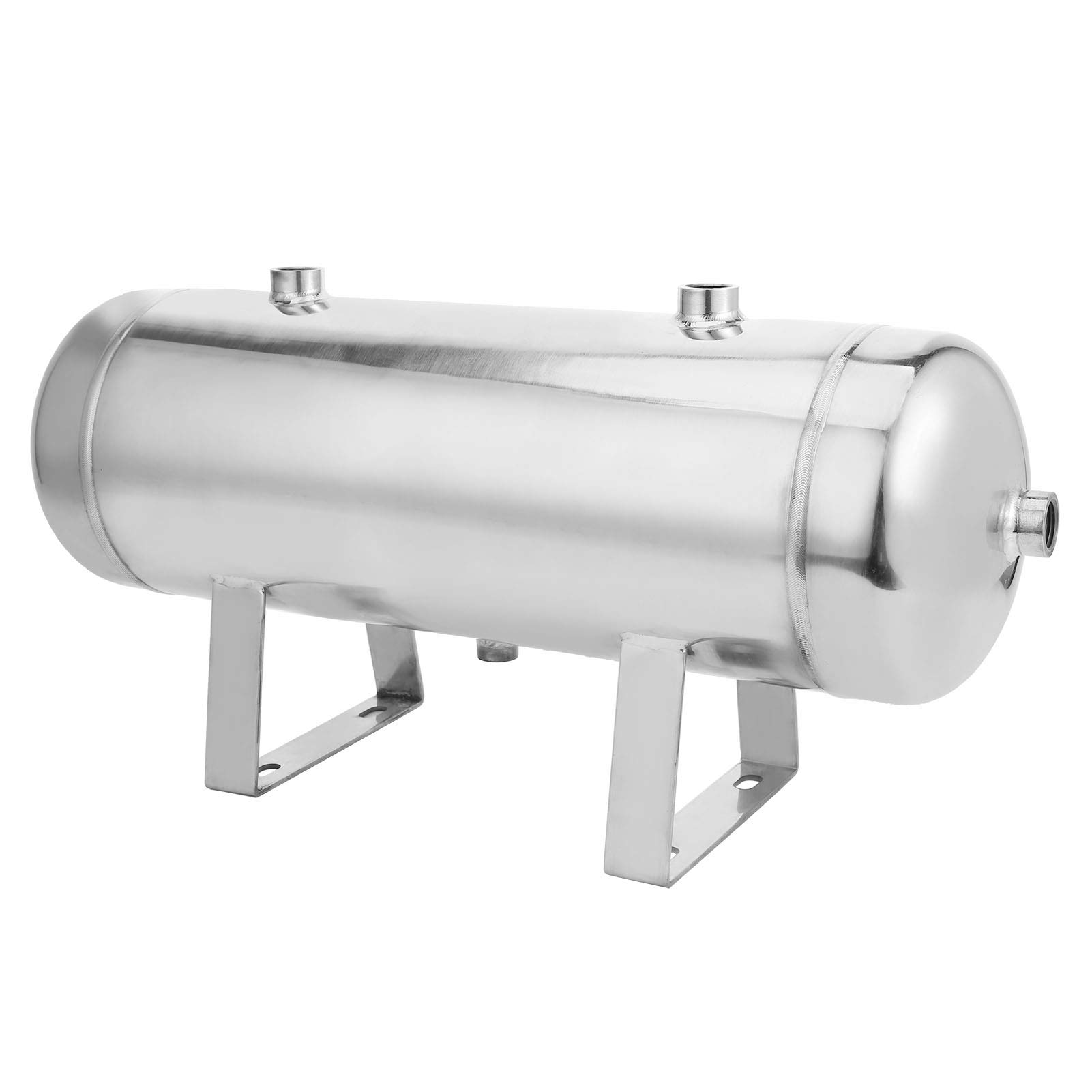 Fafeicy 5-Port Stainless Steel Air Tank 10L 1.25MPa High Pressure Reservoir with 1/2