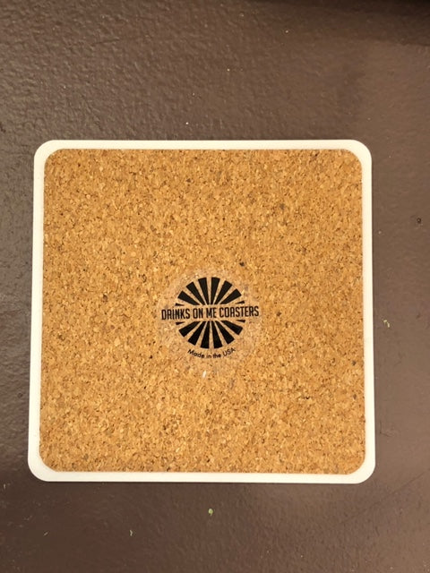 Two Moods Coaster Set - Funny & Stylish Drink Coasters for Coffee & Beer - Perfect for Home, Office & Bar Use