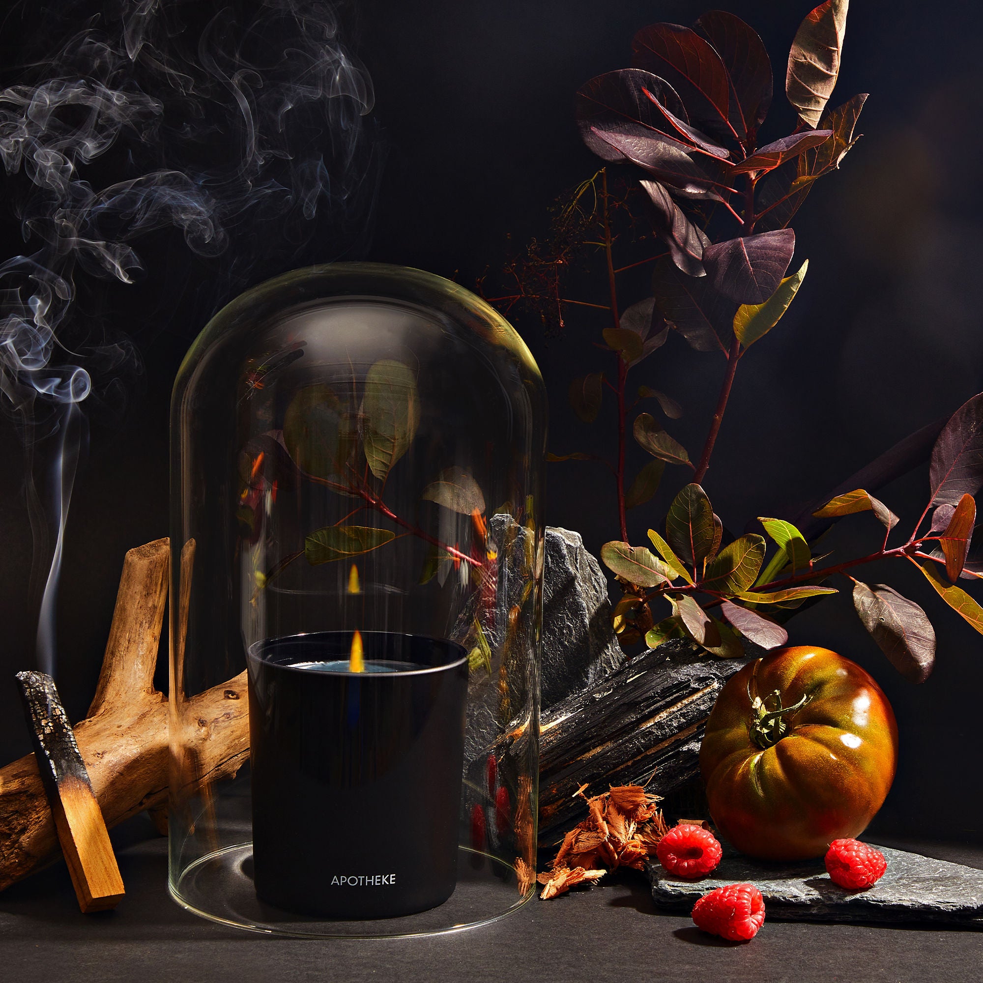 Premium Charcoal Scented Candle - Classic Black Jar, Long-Lasting Fragrance for Home, Office & Relaxation - Perfect for Aromatherapy, Meditation & Romantic Ambiance