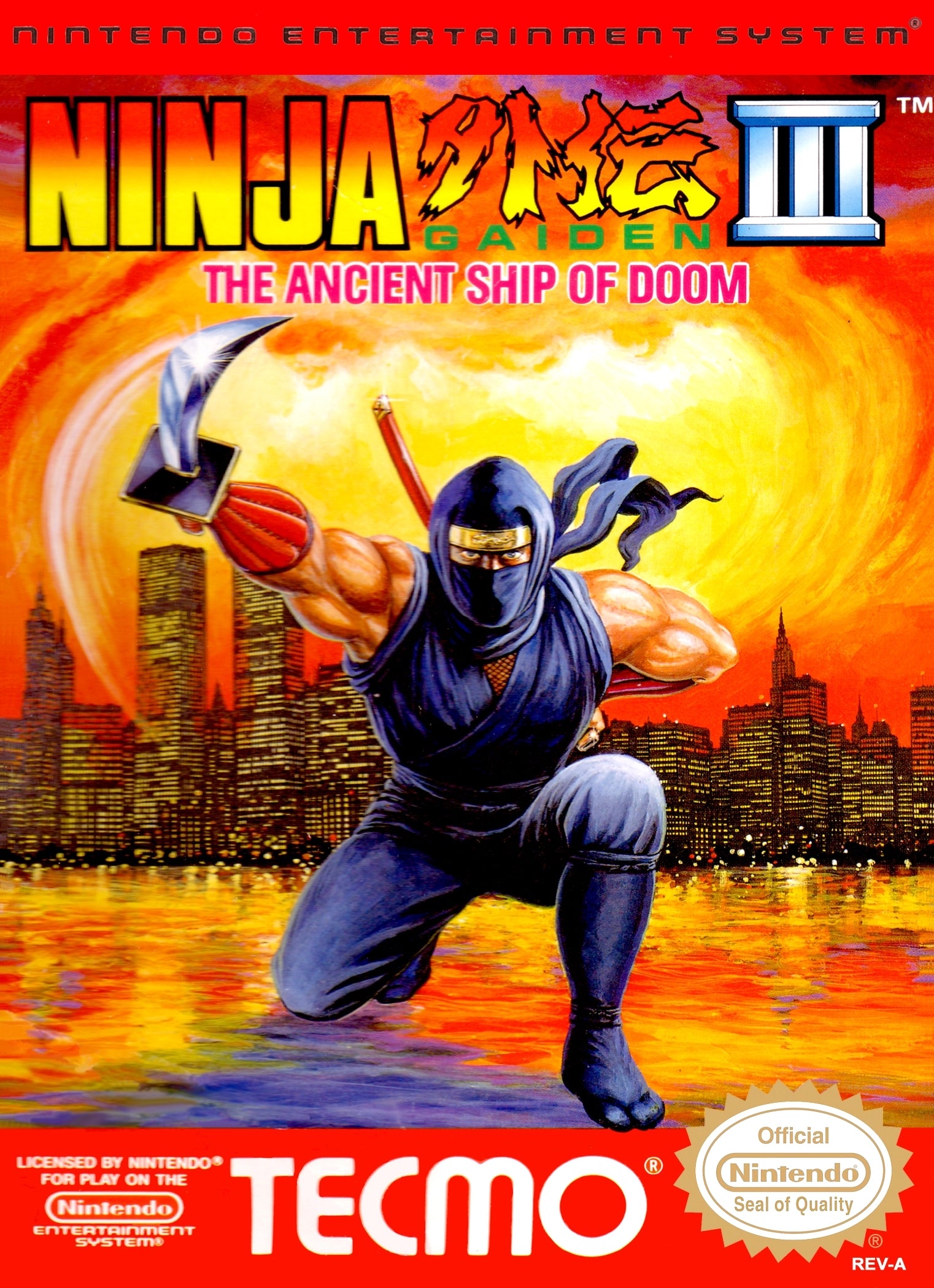 Ninja Gaiden III: The Ancient Ship of Doom - Classic Action-Adventure Game for Nintendo NES | Retro Gaming Collectible & Gift for Gamers | Perfect for Nostalgic Playthroughs and Gaming Collections