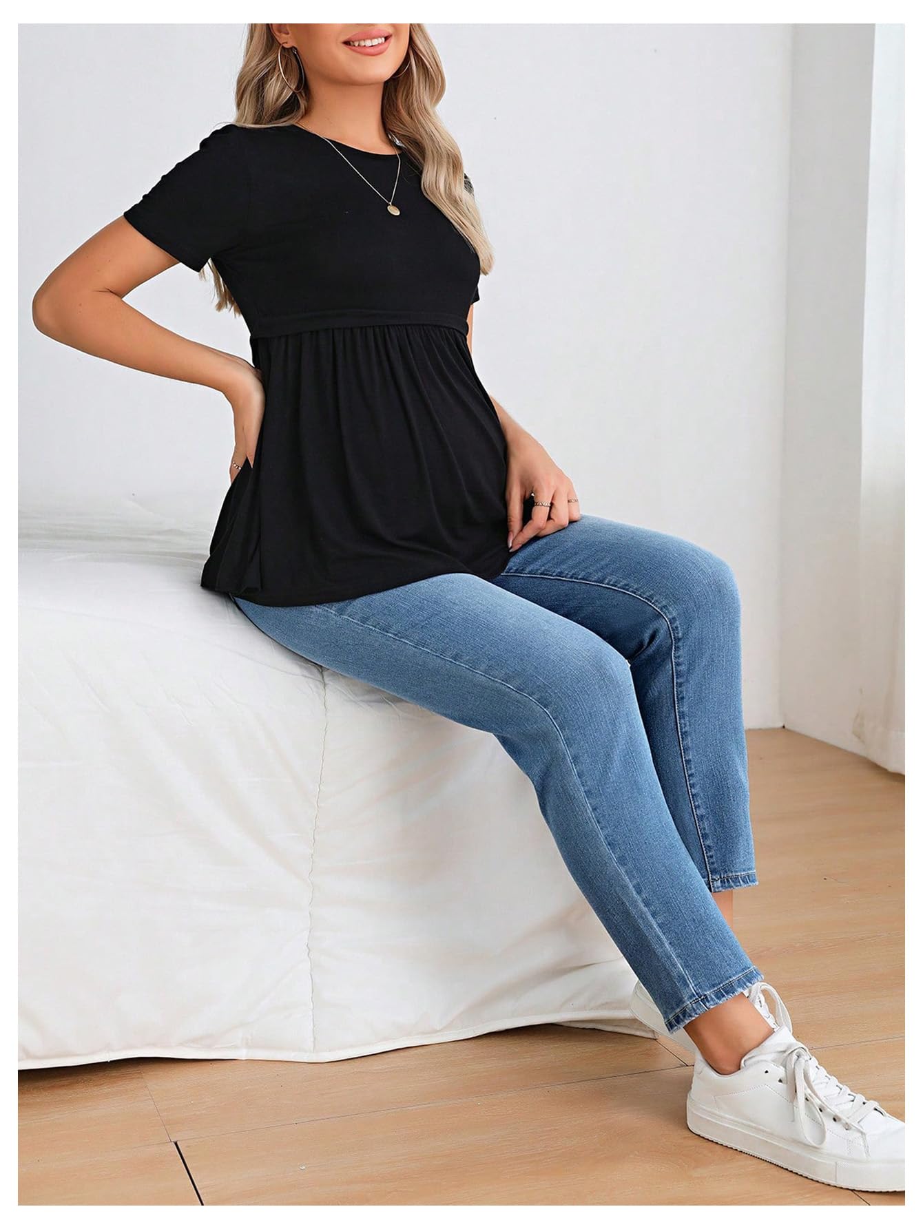 Best Maternity Jeans for Women - High Waisted Over Belly Pregnancy Denim Pants - Comfortable Stretch Jeans for Expecting Moms - Perfect for Work, Casual Wear & Everyday Comfort