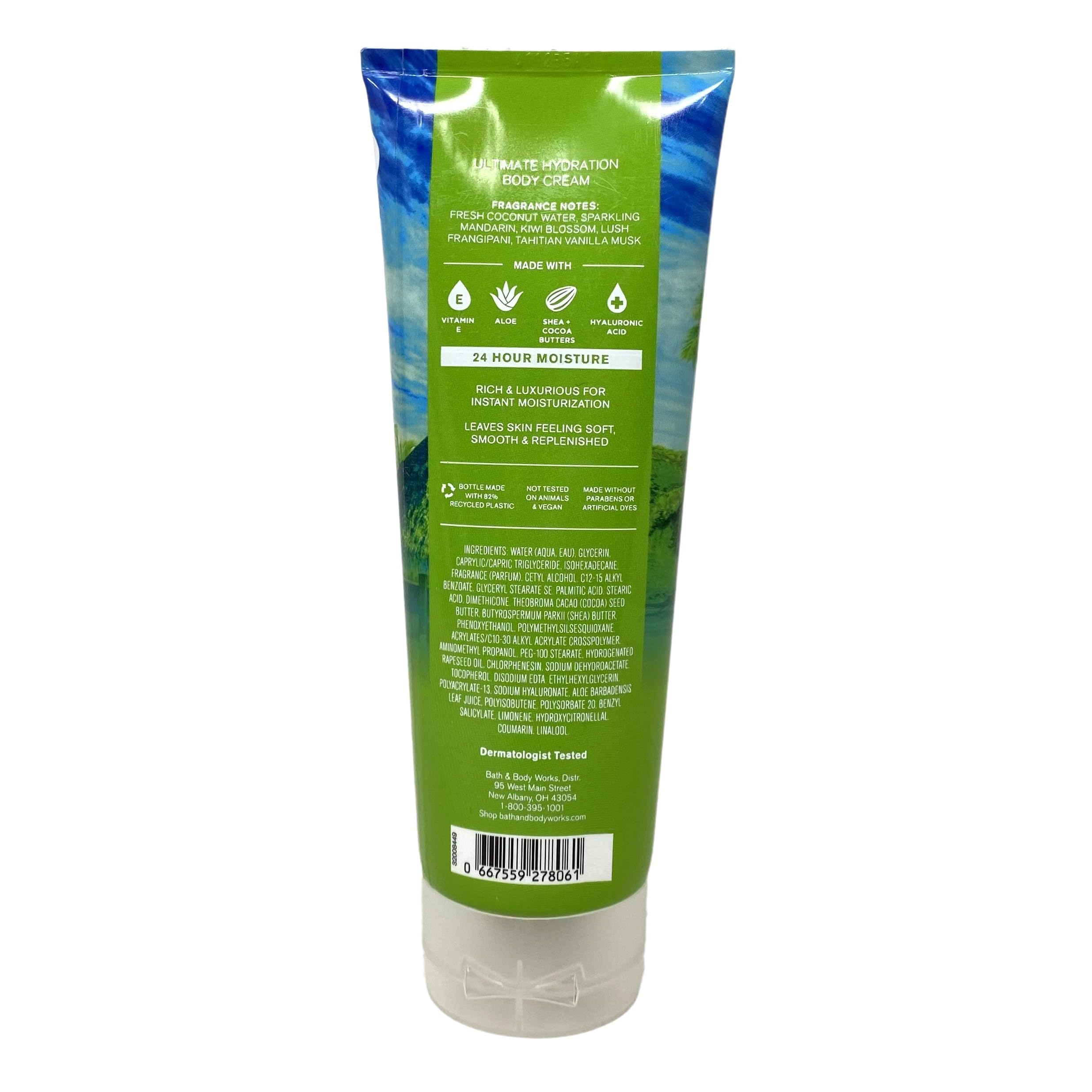 Bath & Body Works Tahiti Island Dream Luxury Gift Set - Body Mist, Cream, Body Wash & Lotion with Sea Breeze Soap | Full Size Tropical Spa Collection for Relaxation & Gifting