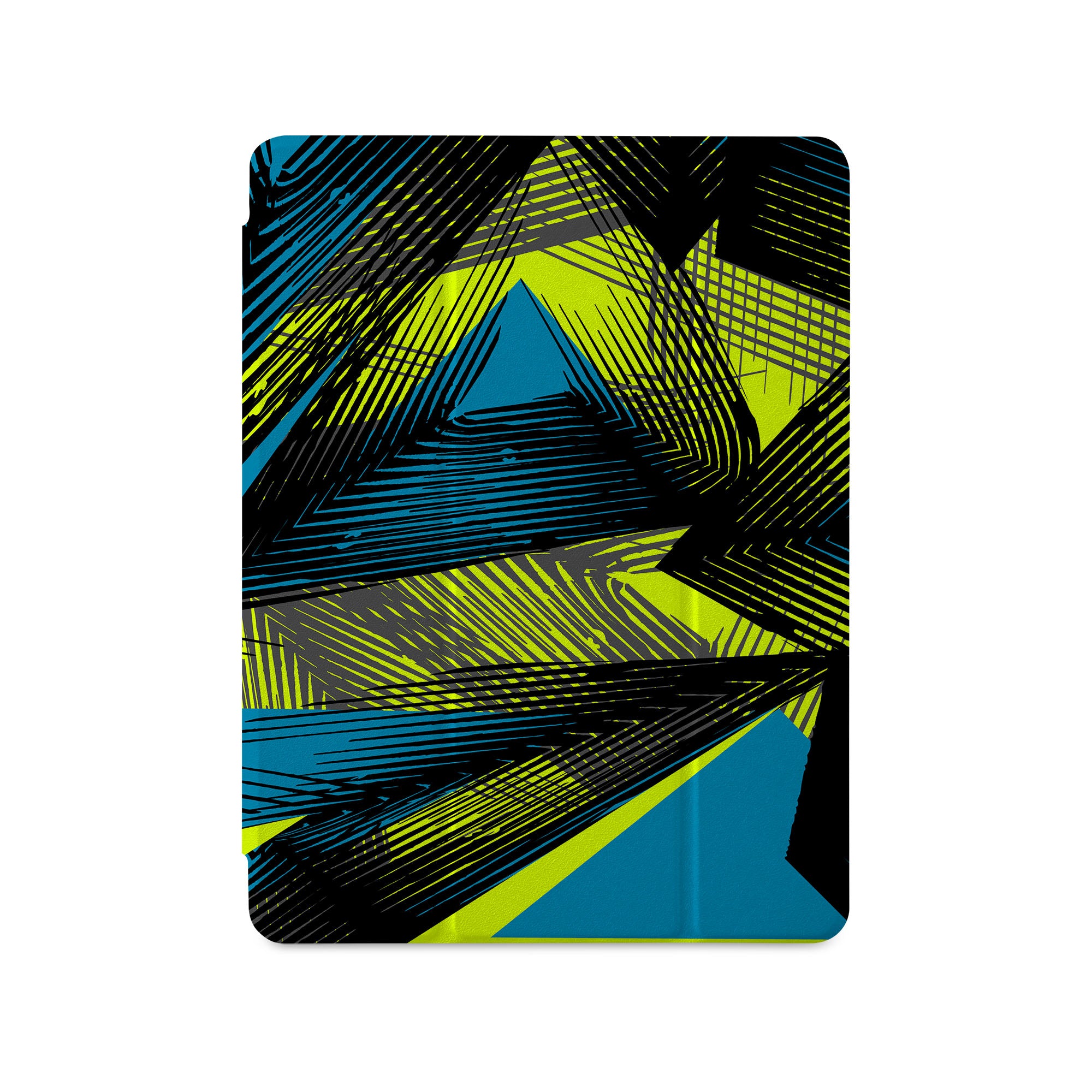iPad 360 Elite Case with Stylish Geometry Pattern - Protective Cover for iPad Air/Pro, Perfect for Work, Travel & School