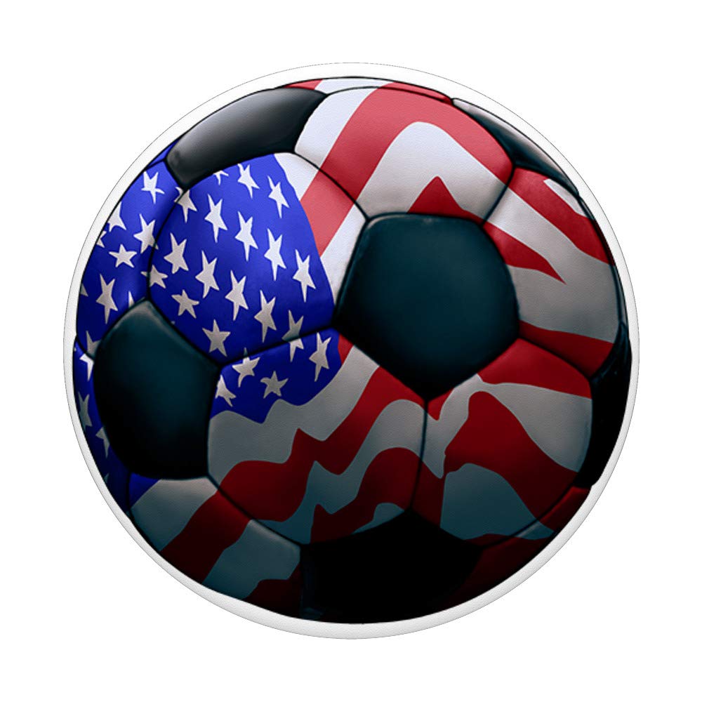 American Flag Football Soccer Ball - Durable & Official Size for Outdoor Sports, Training, and Backyard Games