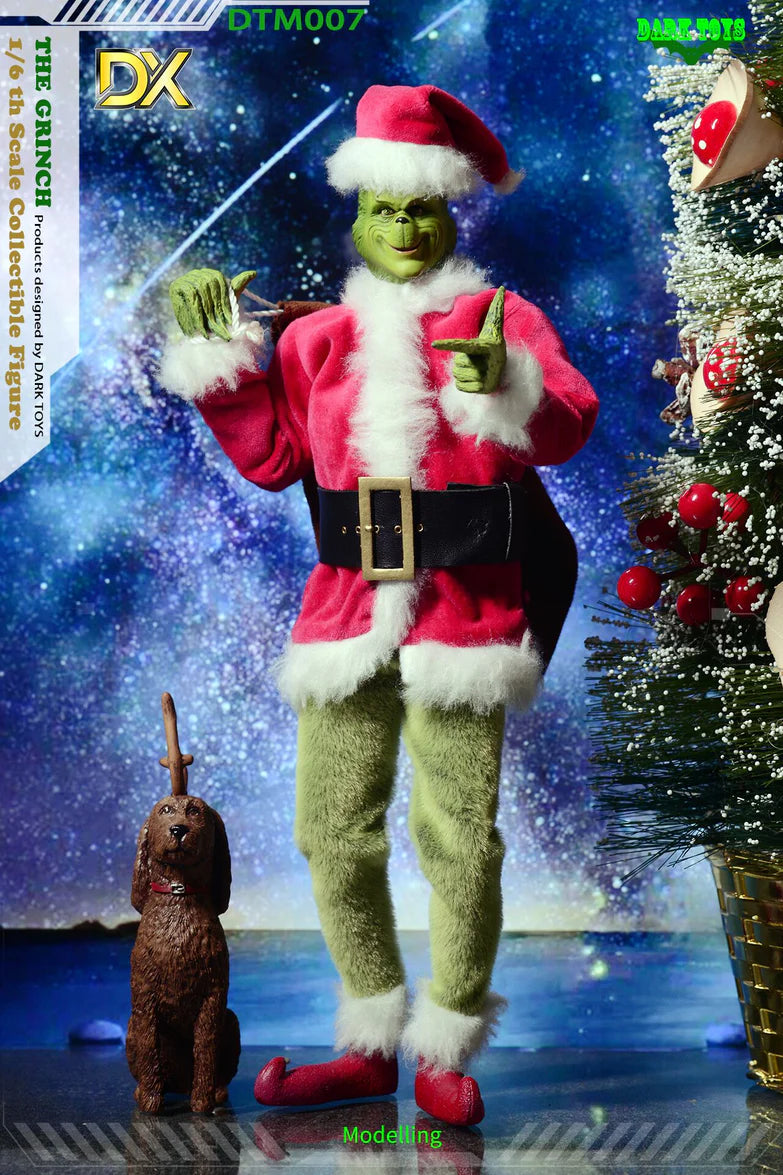 Dark Toys 1/6 Scale The Grinch Deluxe Edition Collectible Action Figure DTM007 - Perfect for Christmas Decorations, Movie Fans & Collectors