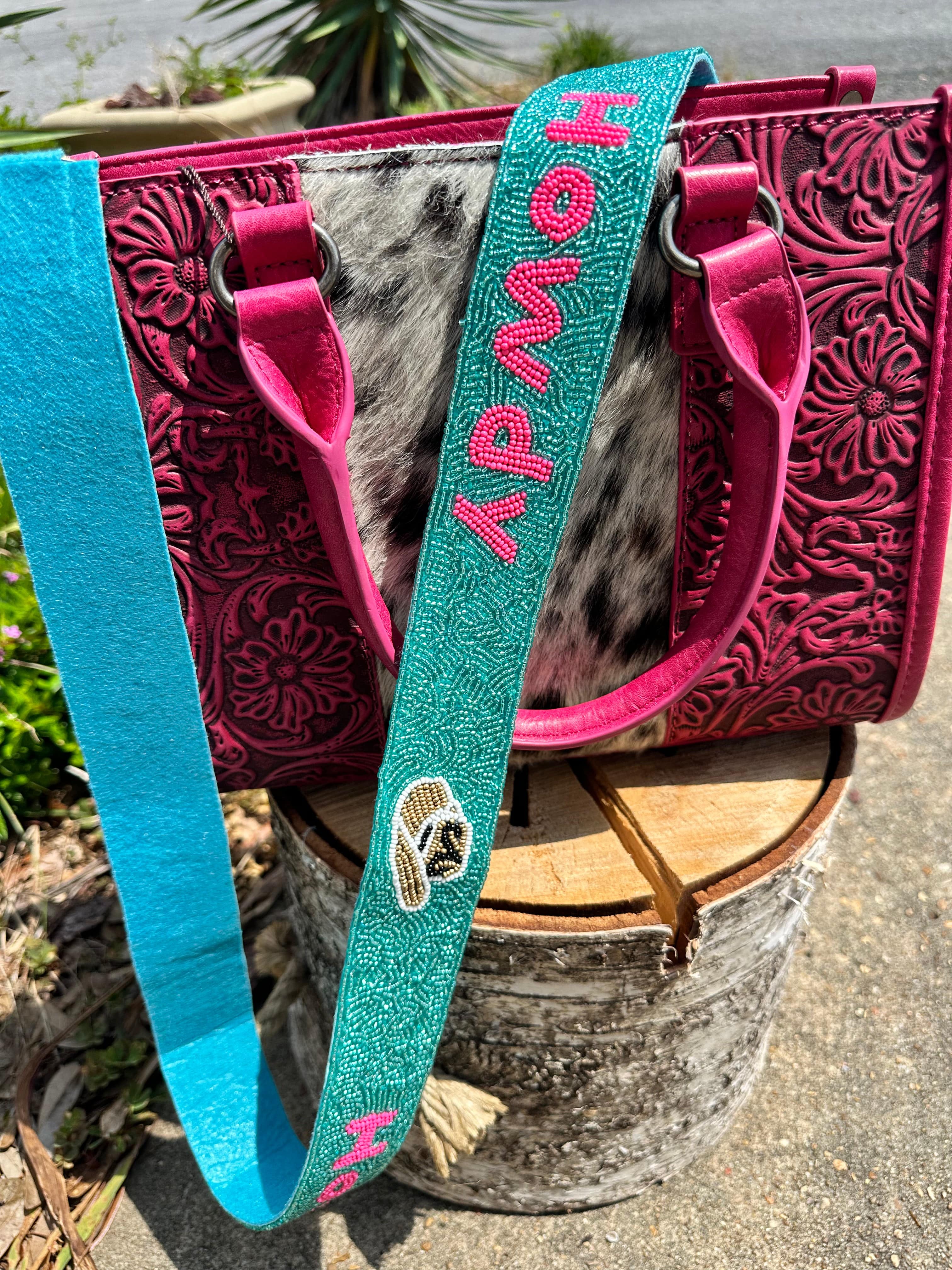 Colorful Beaded Purse Strap - Adjustable & Stylish Handbag Accessory for Women | Perfect for Crossbody Bags, Evening Clutches & Boho Fashion