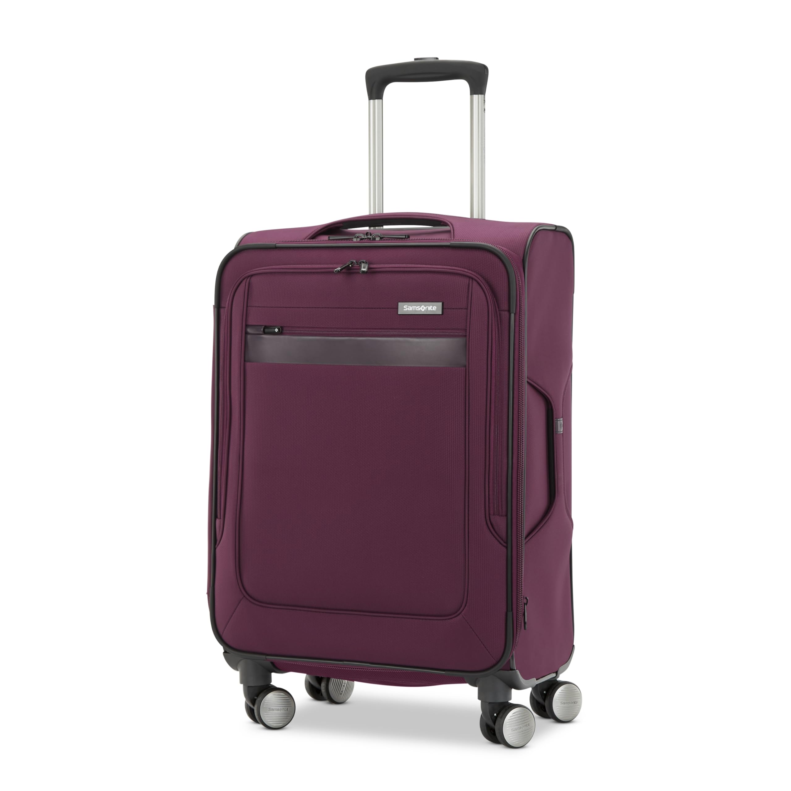 Samsonite Ascella 3.0 Expandable Softside Spinner Luggage with 360° Wheels - Light Plum Suitcase for Travel, Business Trips & Weekend Getaways