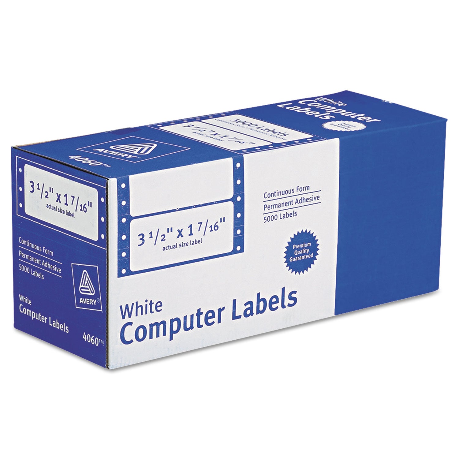 Avery® Dot Matrix Printer Mailing Labels - 1.44