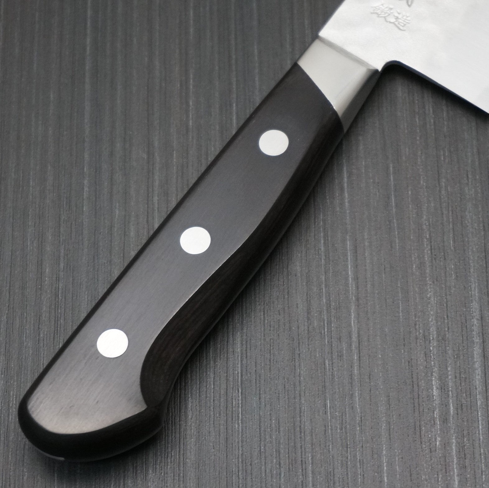 Premium Kanetsune Seki Nashiji Hammered Blue Steel AOGAMI #2 Gyuto Chef Knife 210mm - Japanese Kitchen Knife for Professional Chefs & Home Cooking - Perfect for Slicing, Dicing & Meat Preparation