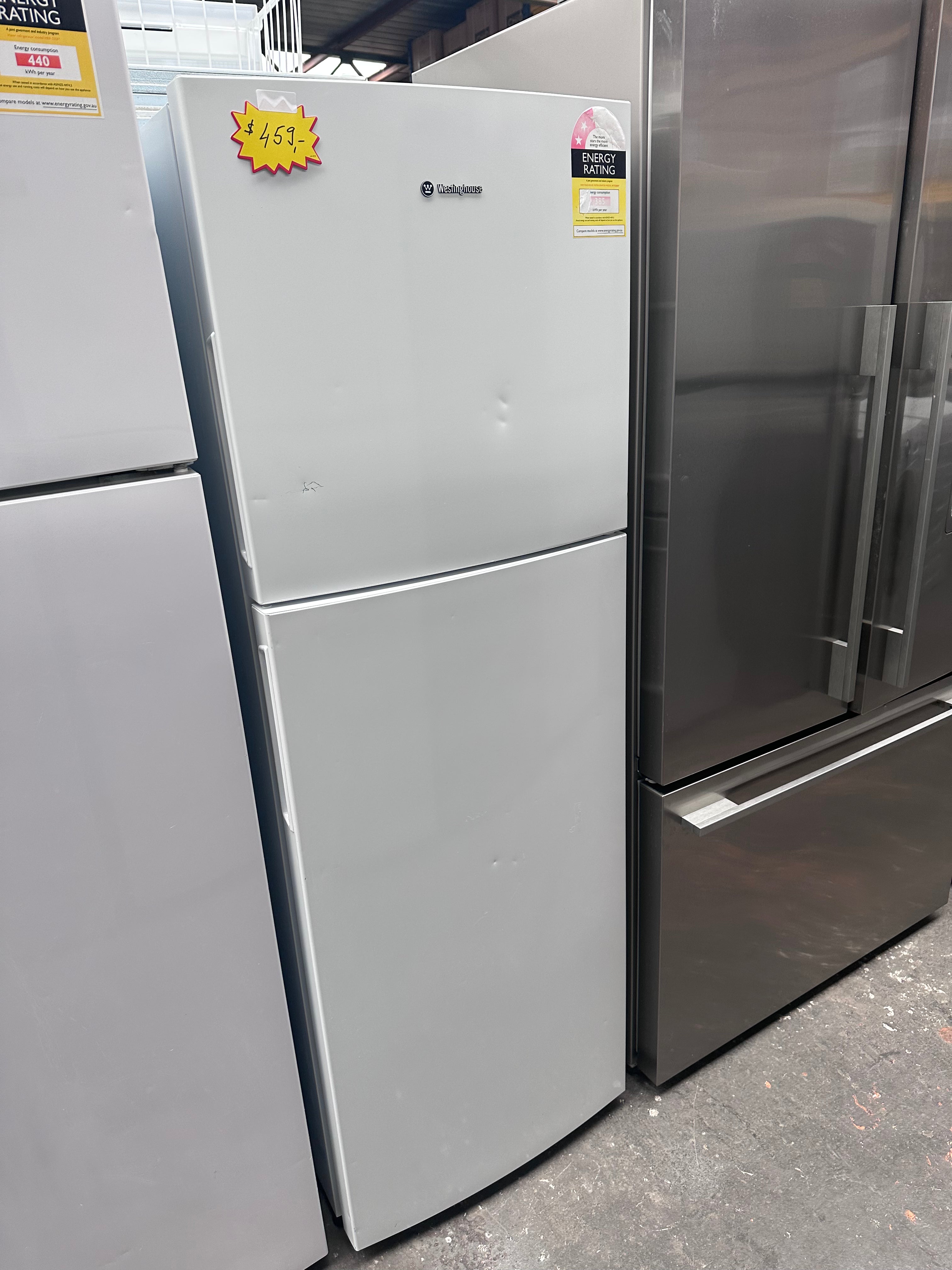 Westinghouse 280L Top Mount Refrigerator - Energy Efficient, Frost Free, Spacious Design | Perfect for Small Kitchens, Apartments & Office Break Rooms (Certified Refurbished)