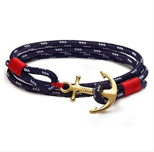 Alloy Tom Hope Navigation Charm Bracelet - Stylish Mediterranean Bracelet for Women & Men - Perfect for Travel, Gifts & Everyday Wear