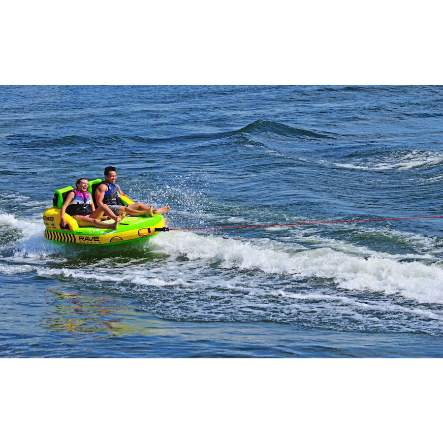 Best 2-Person Towable Boat Tube for Water Sports | Rave #Stoked Inflatable Ride for Lakes & Ocean | Perfect for Family Fun & Summer Adventures