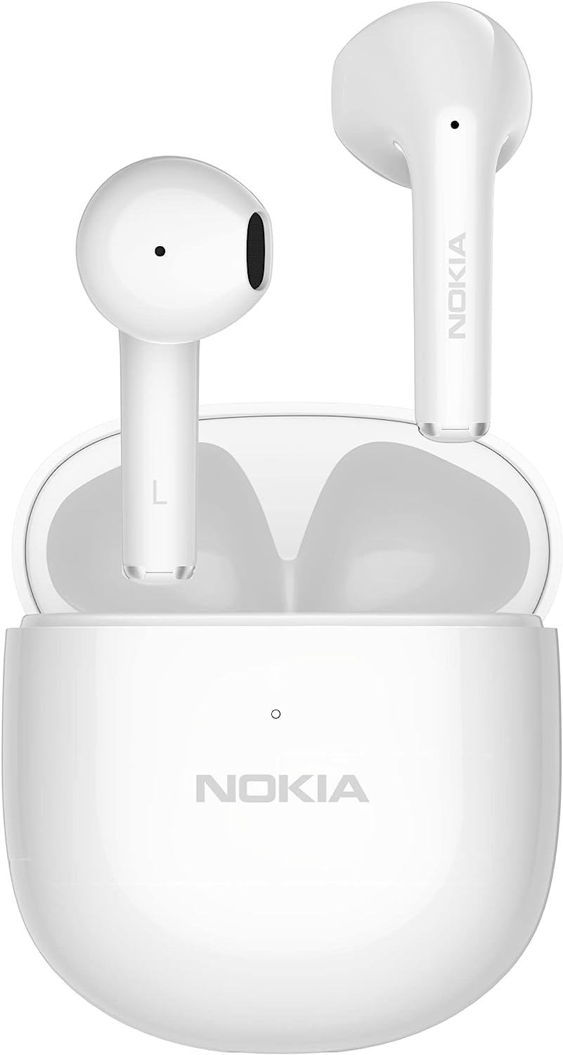 Nokia E3110 Wireless Bluetooth Earphones - Comfortable & Noise Cancelling for Gym, Running & Travel