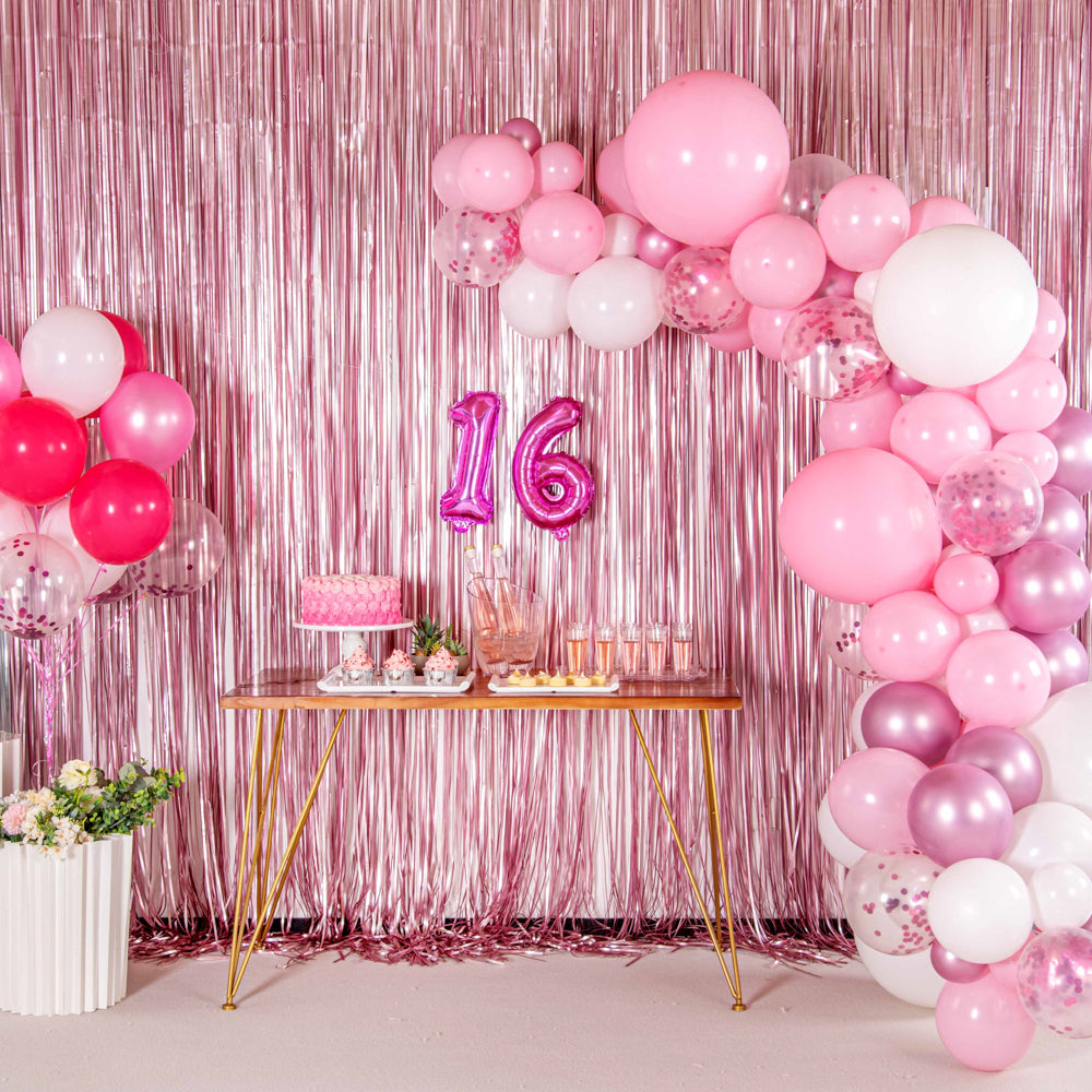 Balloonify Pink Mylar Number 6 Balloon - 16 Inch - 1 Count Box - Perfect for Birthday Parties, Baby Showers & Anniversary Celebrations