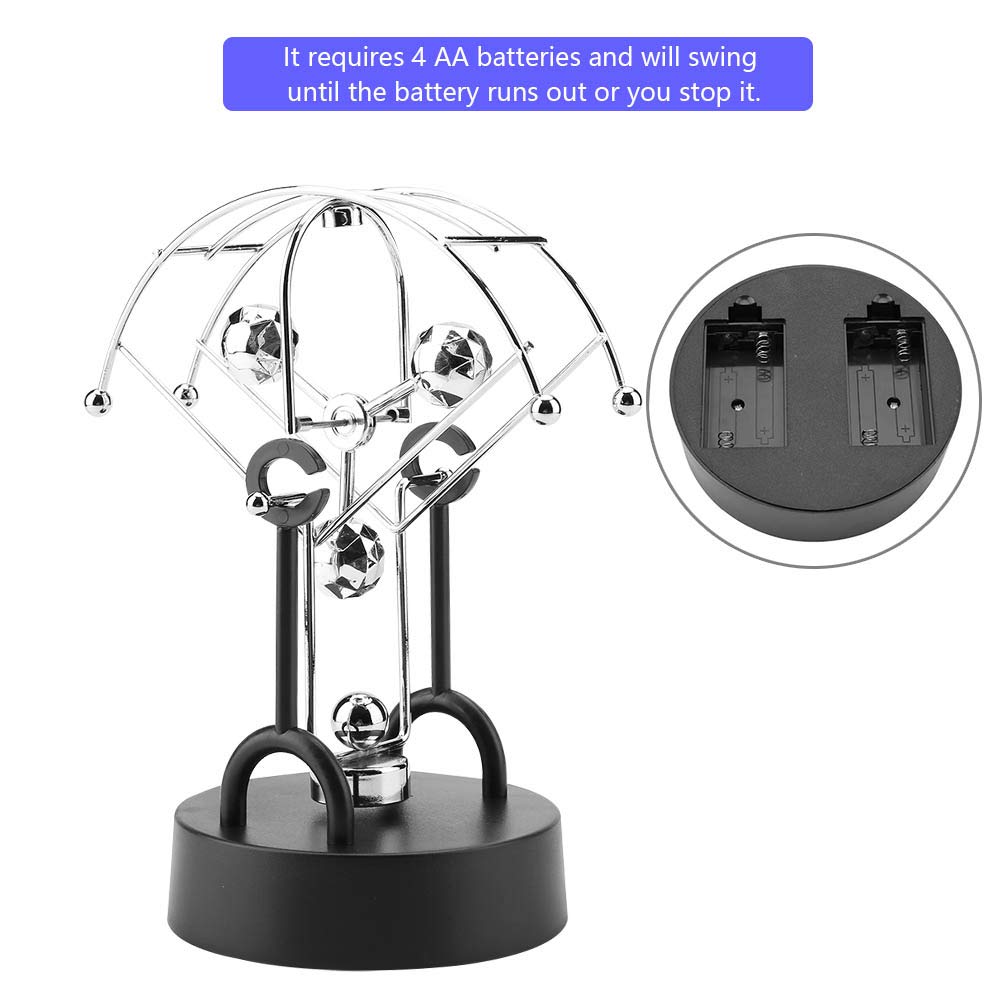 Wal Front Desk Toy - Electronic Swinging Shake Wiggle Device for Stress Relief, Perpetual Motion Decor for Home & Office Desk Table (#B102) - Perfect for Anxiety Relief, Focus Aid & Fun Desk Accessory