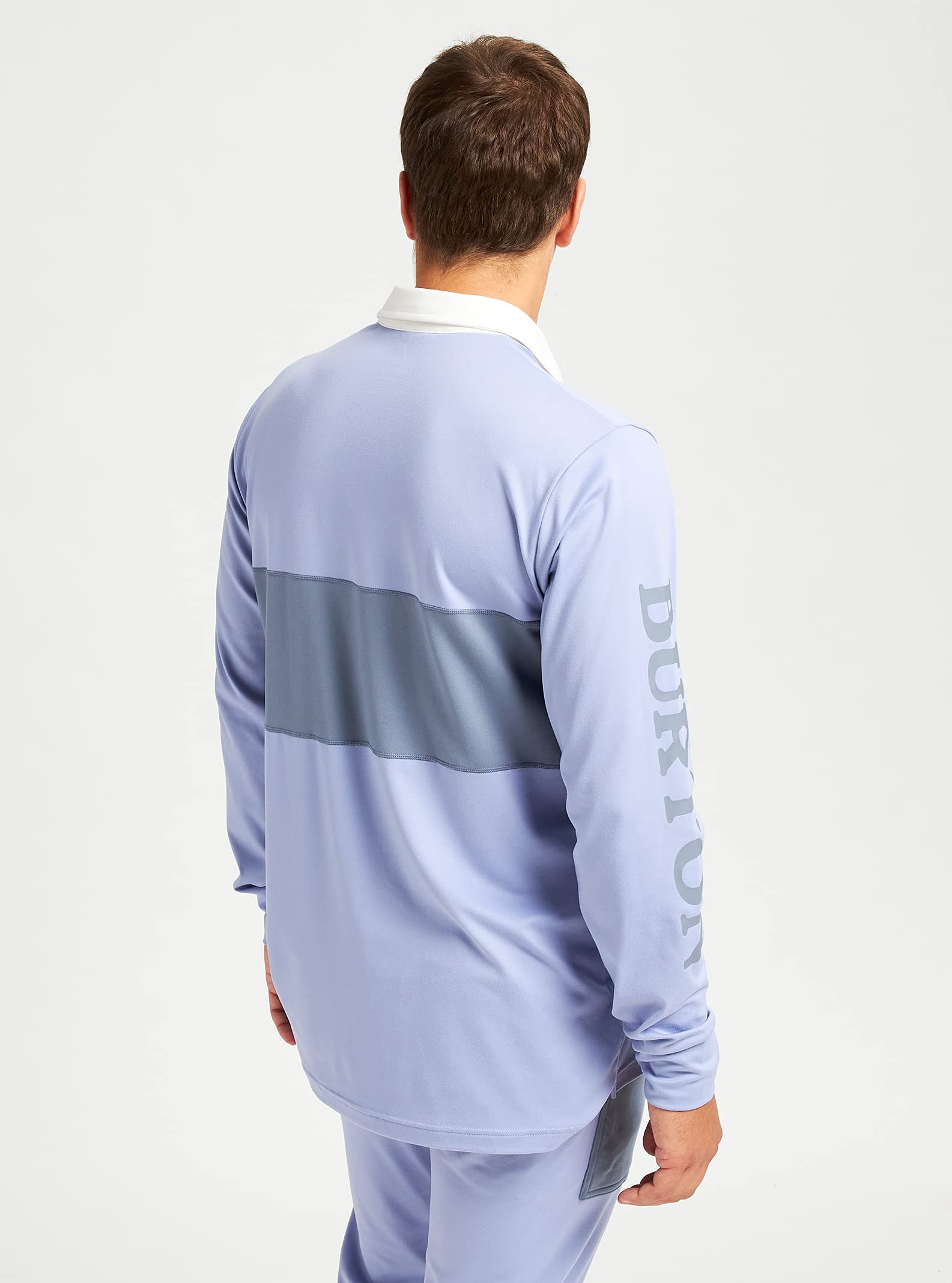 Burton Men's Midweight Rugby Shirt - Comfortable & Durable Cotton Blend for Casual Wear, Sports & Outdoor Activities