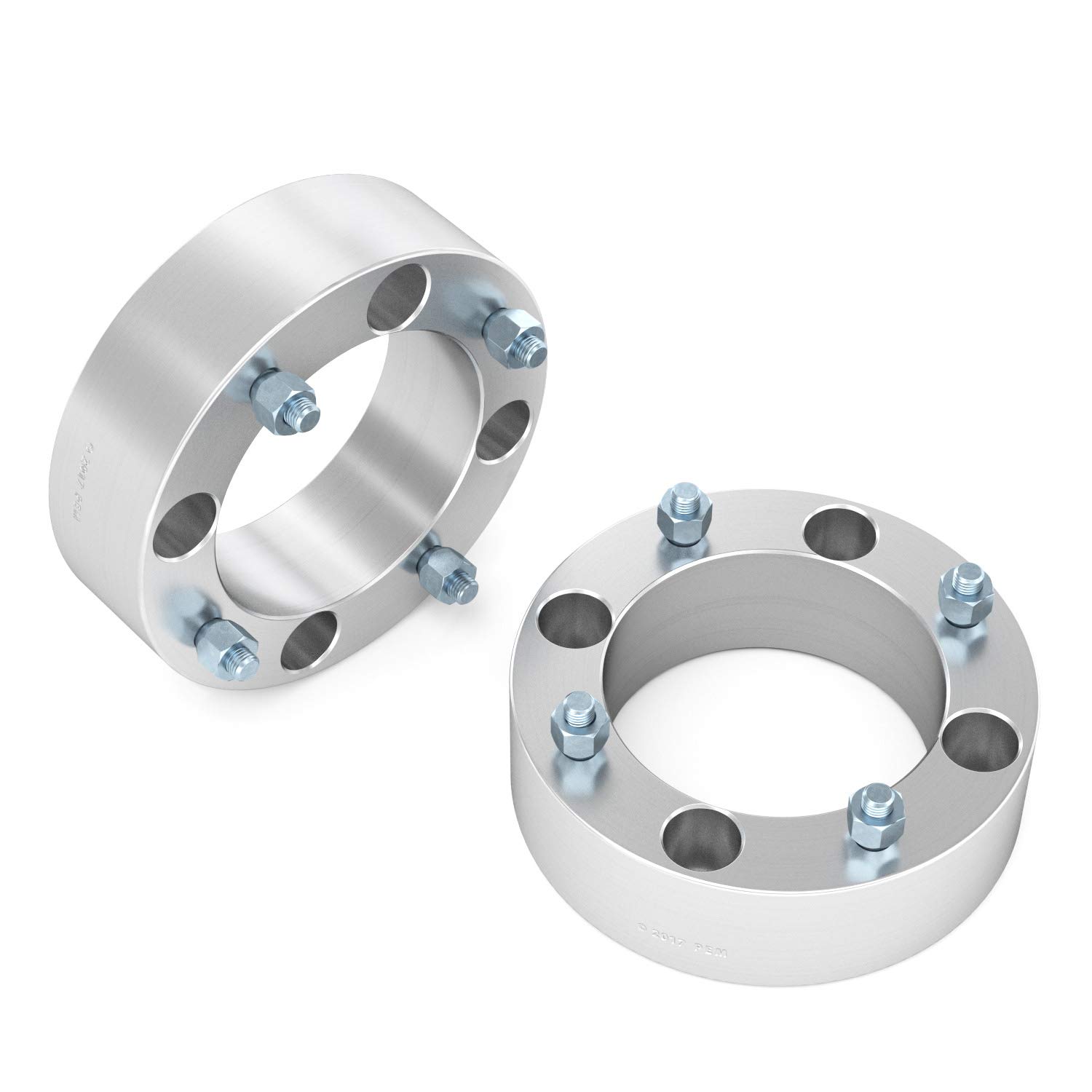 RockTrix 1.5 Inch ATV Wheel Spacers (4x137, 110mm Bore, 10x1.25 Studs & Cone Seat Nuts) - Compatible with Kawasaki, Can-Am, Bombardier UTVs - Silver V3 38mm (2pcs) - Enhance Stability & Off-Road Performance
