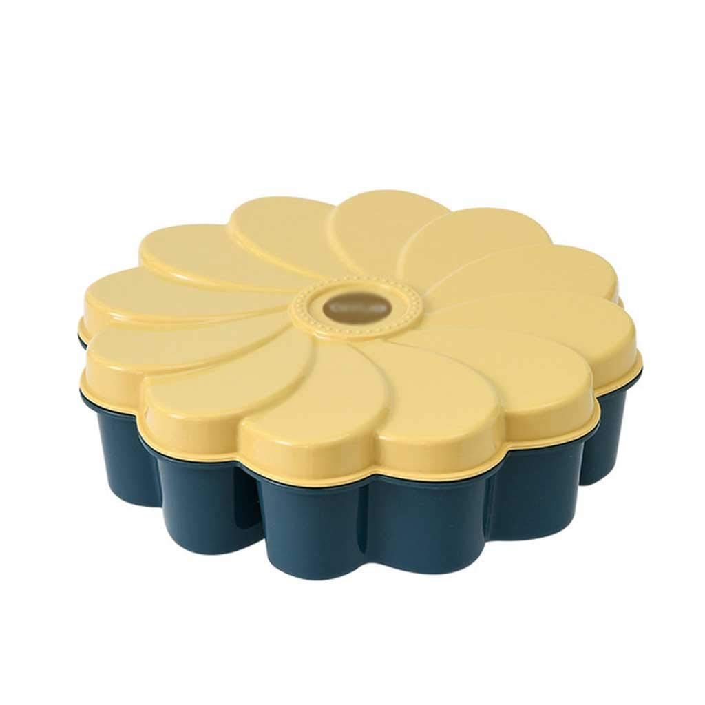 WCHCJ Premium Dried Fruit Box with Lid - Chinese New Year Candy Storage, Snack Tray for Living Room | Elegant Home Decor & Party Serving Dish (Color: A) - Perfect for Holiday Gatherings, Family Snacking & Festive Gift Giving
