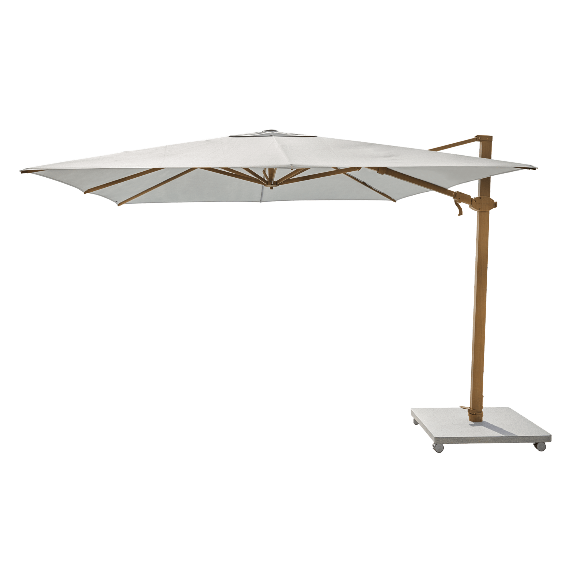 Antego 10ft Cantilever Umbrella - Outdoor Patio Sun Shade with 360° Rotation (Stone Base Sold Separately) for Poolside, Garden, Deck and Backyard Relaxation