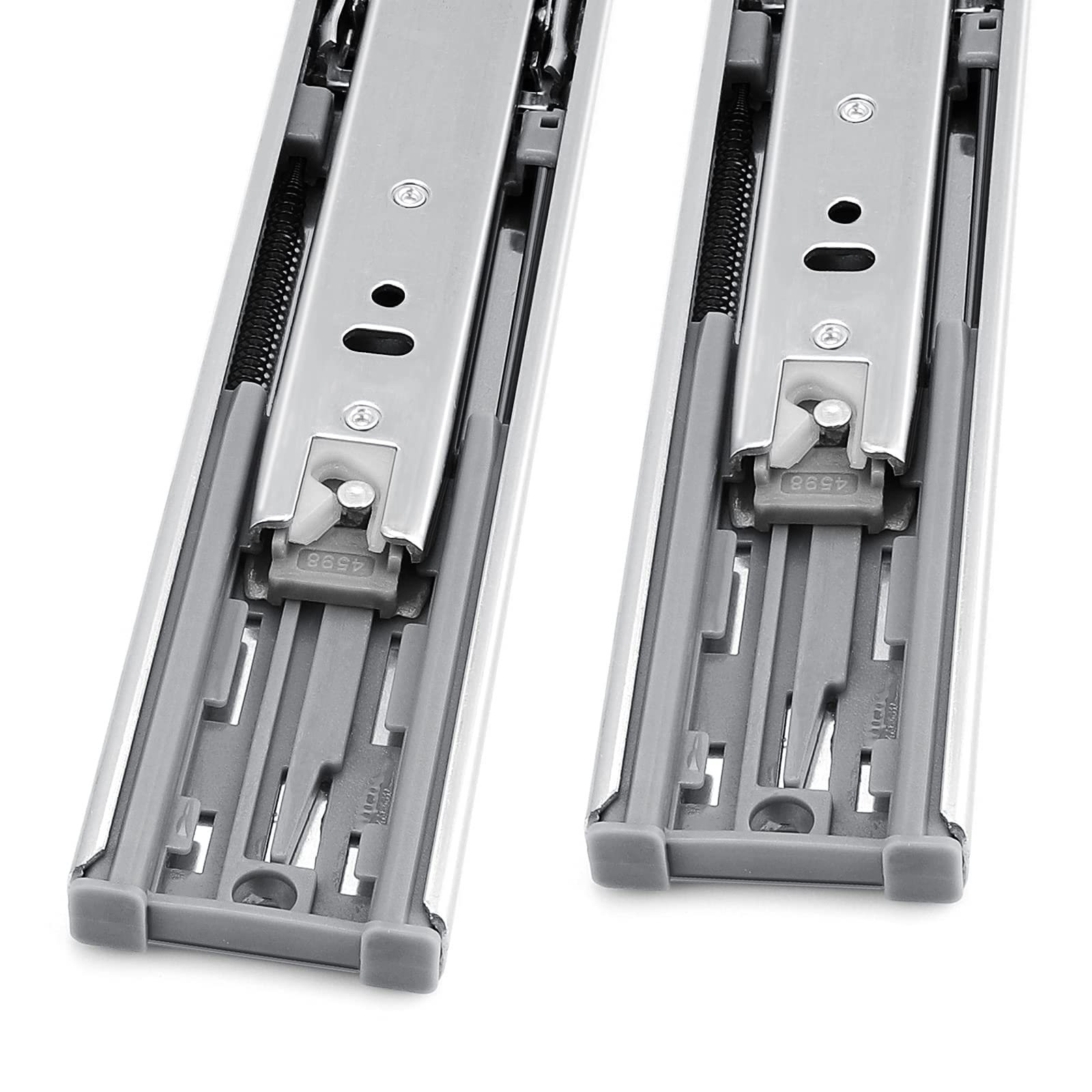 Gobrico 16 Inch Soft Close Ball Bearing Full Extension Drawer Slides - Heavy Duty Side Mount Drawer Glides (10 Pairs) - Perfect for Kitchen Cabinets, Office Furniture, and DIY Storage Solutions