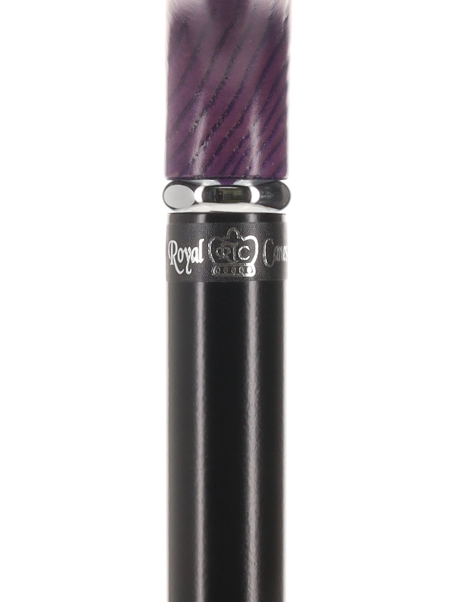 Premium Natural Ash Wood Walking Cane with Amethyst Purple Finish - Comfortable & Stylish Mobility Aid for Hiking, Travel & Everyday Support