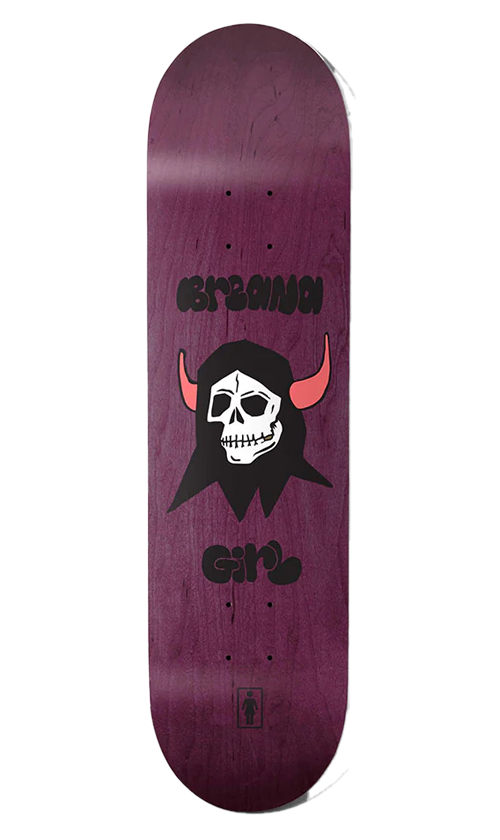 WR43 Good Time Goth Breana Geering Skateboard Deck 8.0in - Perfect for Street Skating & Punk Style Rides