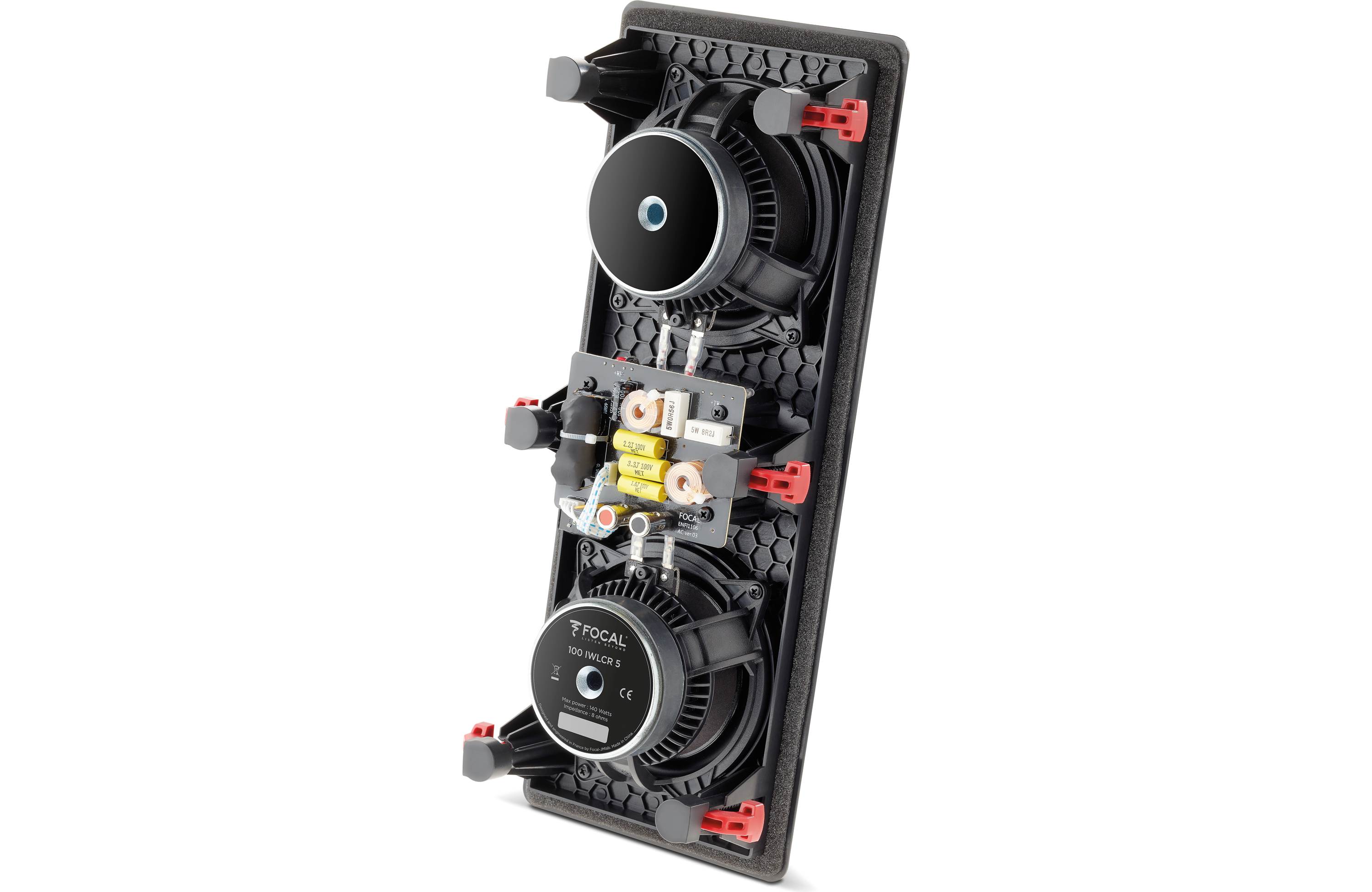 Focal 100 IW LCR5 2-Way In-Wall Speaker - High Performance Home Theater Audio System for Living Room & Home Cinema Installation (Single Speaker)