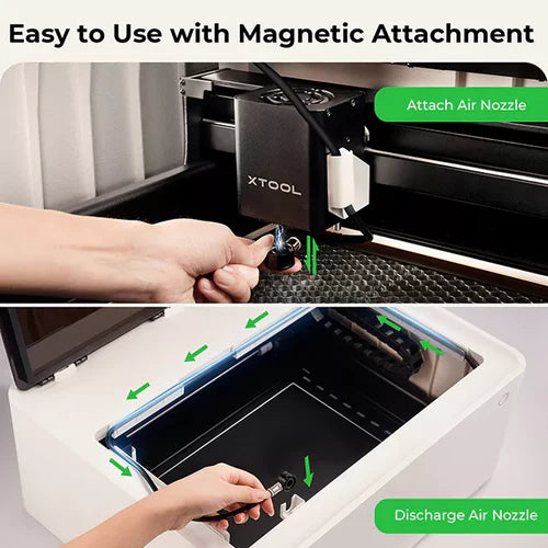 xTool M1 Air Assist Set for Laser Engraving & Cutting - Enhance Precision & Efficiency | Perfect for DIY Crafts, Woodworking & Metal Projects
