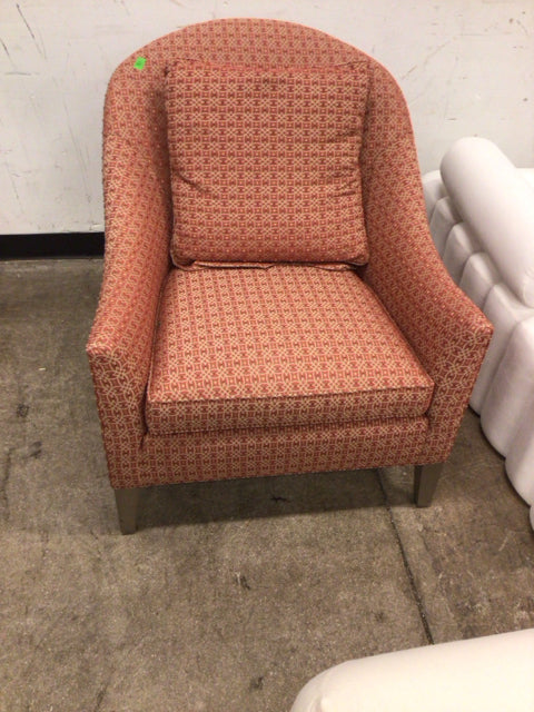 Vintage Ethan Allen Jaxon Chair with Pillow - Slight Marks & Chips on Legs | Antique Home Decor, Living Room Accent Chair, Farmhouse Style Seating