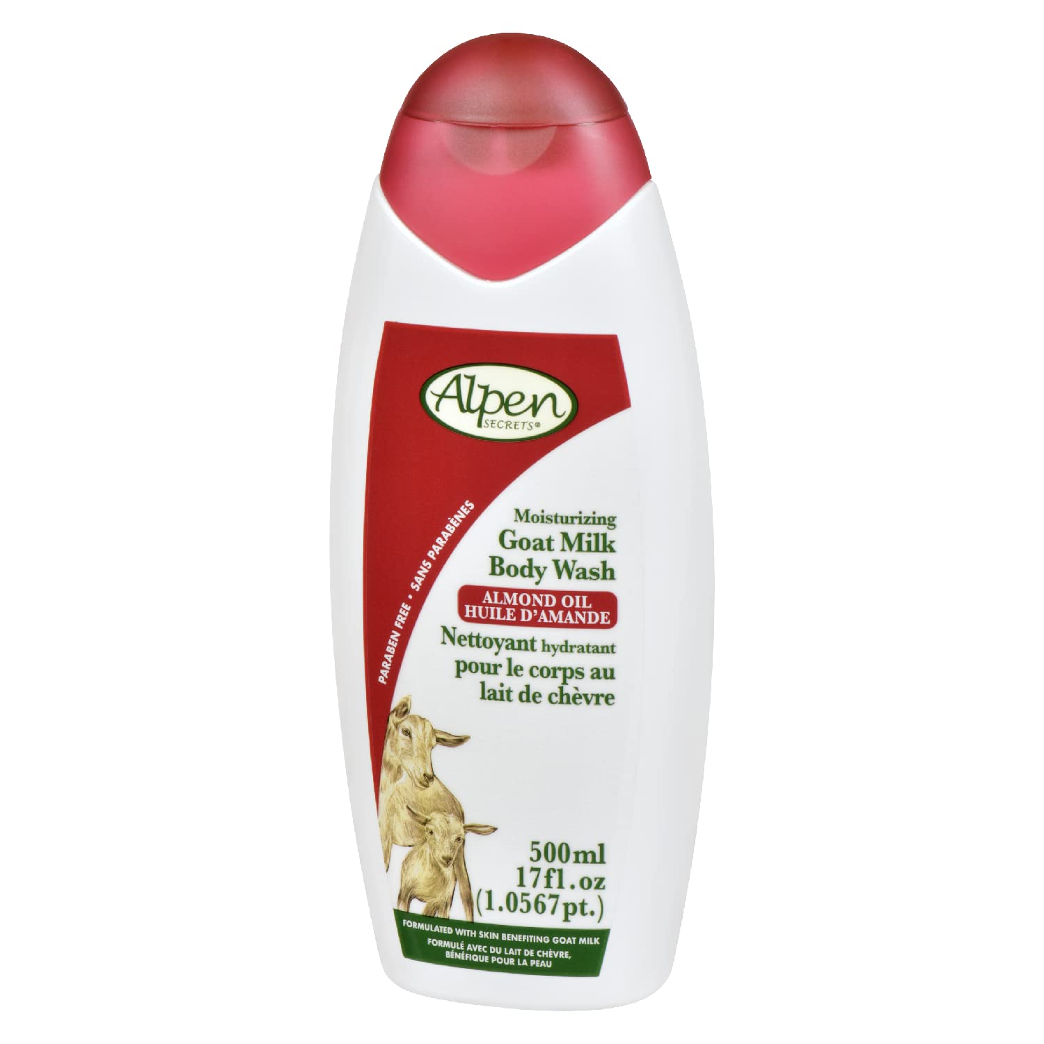 ALP GOAT MILK BODY WASH - Natural Moisturizing & Nourishing Soap for Dry & Sensitive Skin - Perfect for Daily Shower & Bath Routine