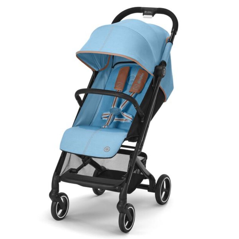2023 Beezy Ultra Compact Lightweight Stroller for Travel - Easy Fold Baby Stroller with Storage Basket | Perfect for Airports, Shopping & City Walks