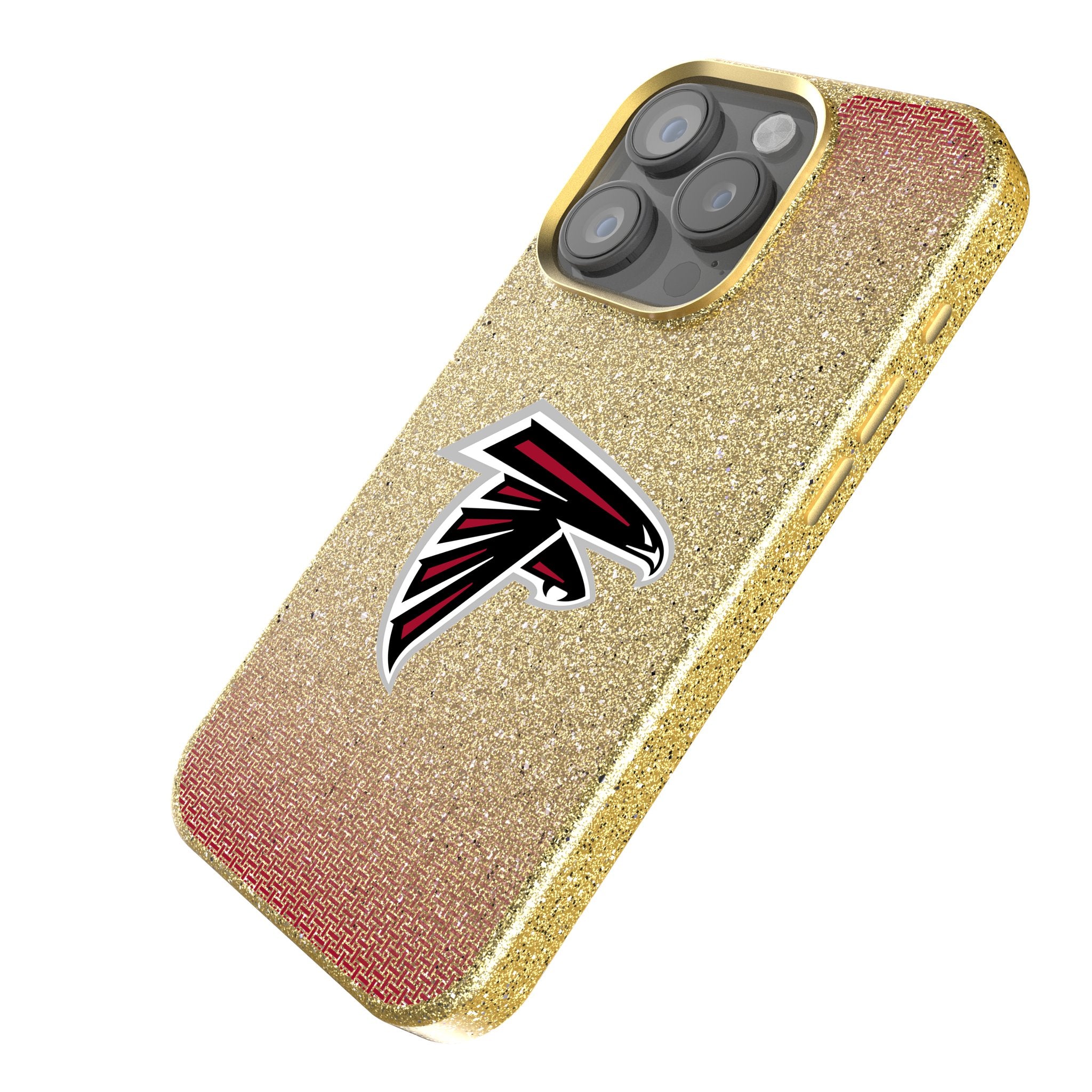 Atlanta Falcons Rhinestone Glitter Phone Case for iPhone 14 13 12 11 Pro Max XR - Luxury Sparkle Football Team Design - Perfect for Game Day & Falcons Fans