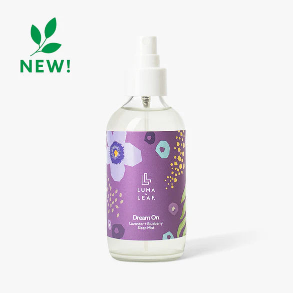 Dream On Mist Lavender & Blueberry Sleep Spray - Natural Aromatherapy for Relaxation & Better Sleep - Perfect for Bedtime, Meditation & Stress Relief