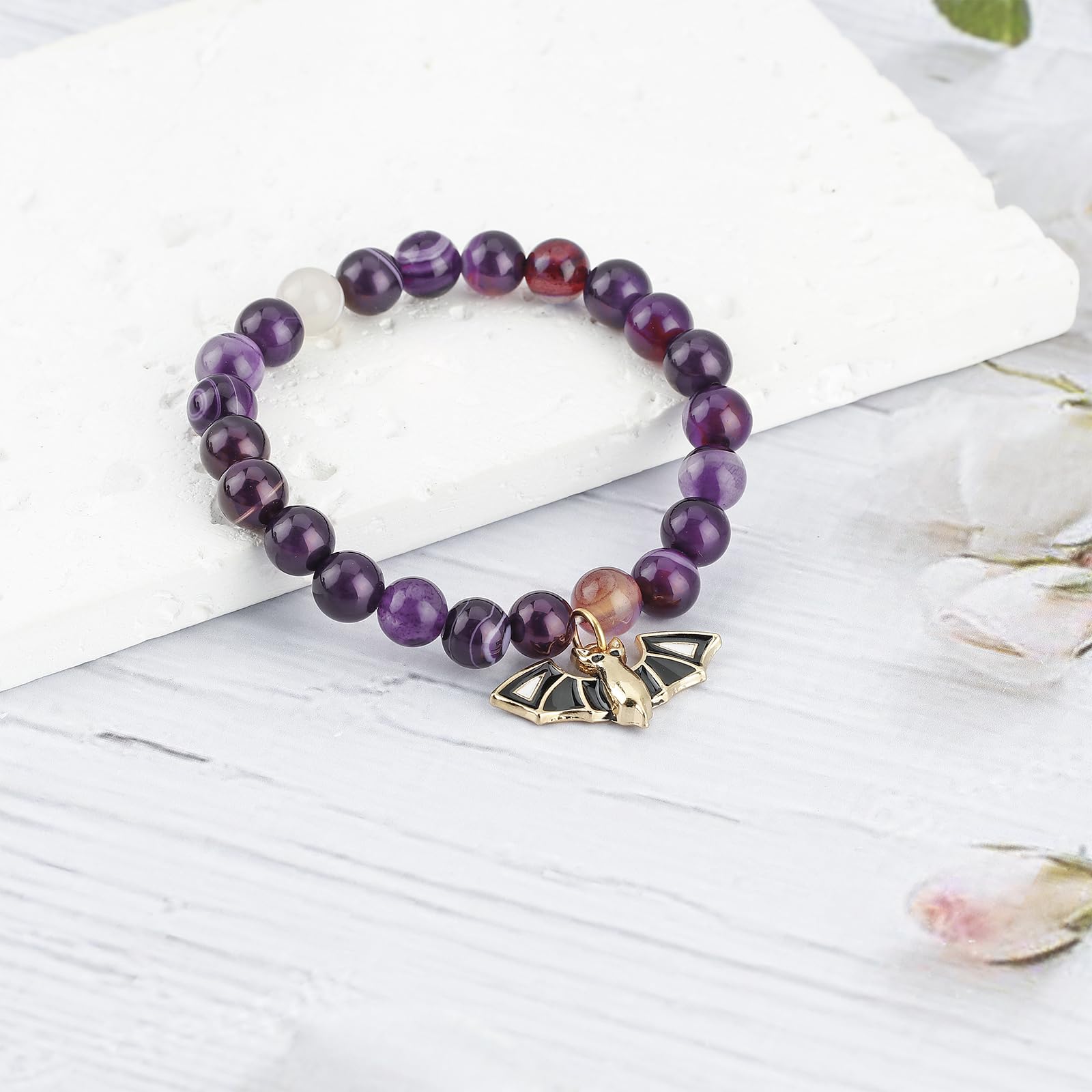 Butterfly Bracelet for Women - Inspirational Animal Jewelry with Natural Stone, Unique Birthday Gift for Her | Perfect for Everyday Wear, Special Occasions & Gift Giving