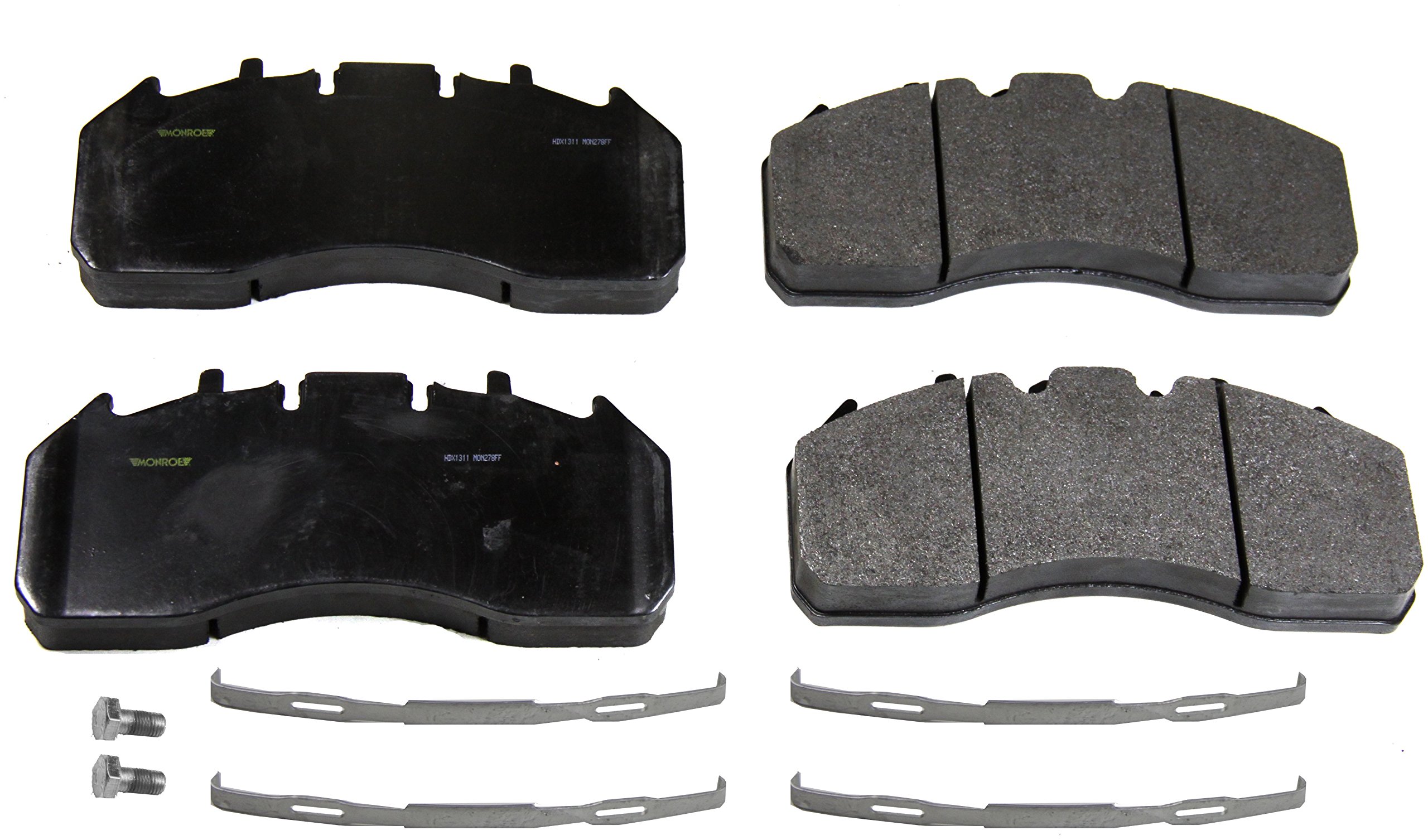 Monroe HDX1311 Severe Solution Brake Pads - High Performance Brake Pads for Trucks & SUVs - Durable & Reliable Braking for Heavy-Duty Driving & Towing