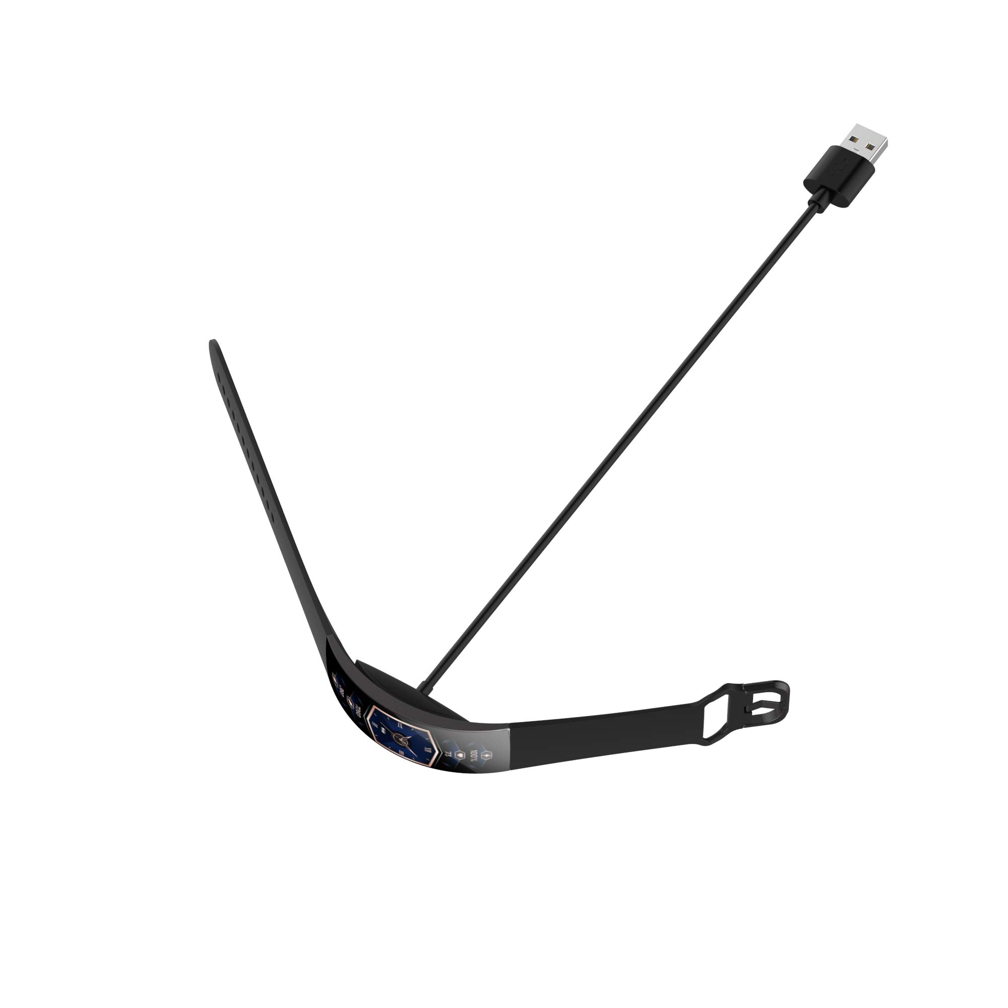 Amazfit X Curved Smart Watch Replacement Charger - 100cm USB Charging Cable for Amazfit X Smart Watch Accessories | Perfect for Travel, Workout & Daily Use
