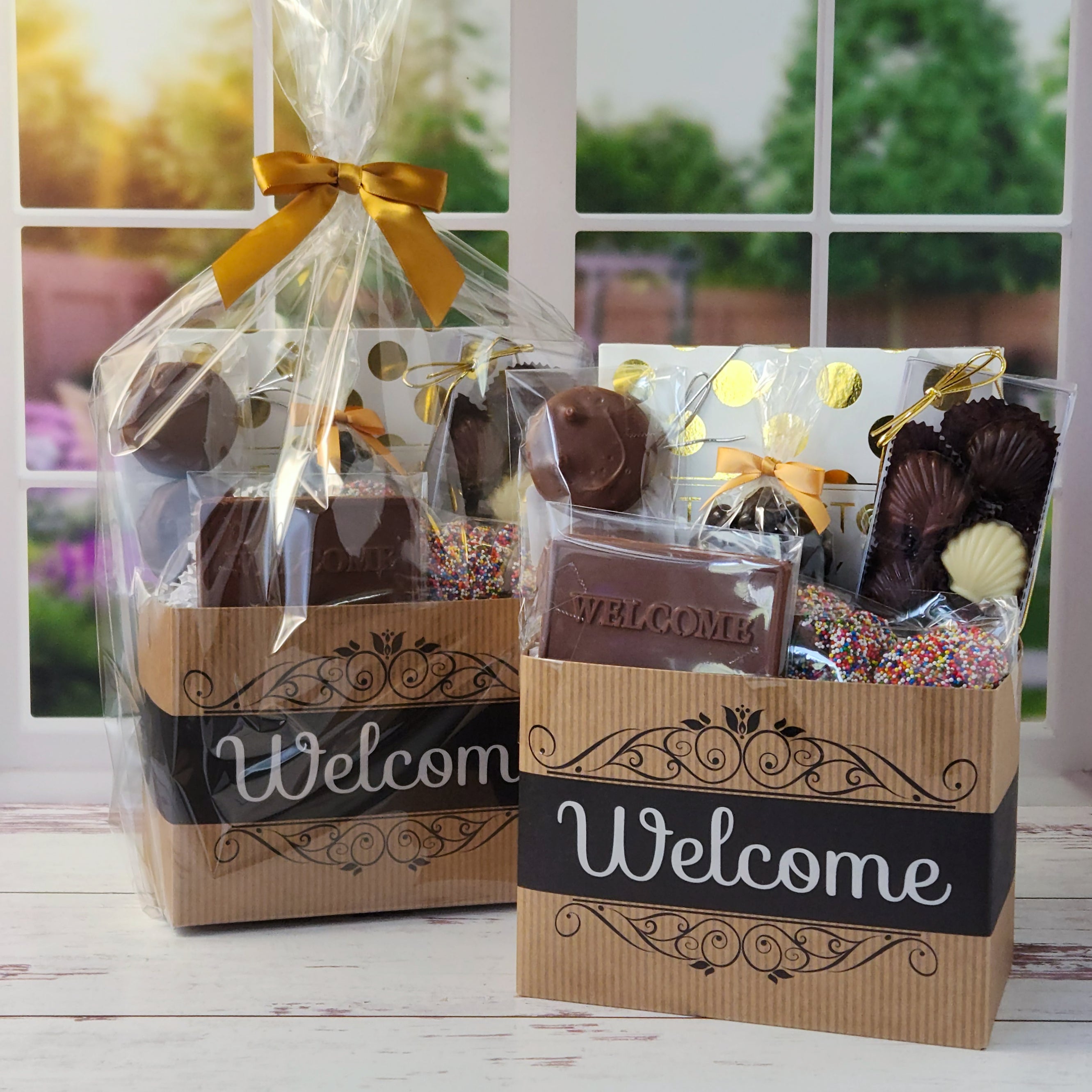Luxury Welcome Gift Basket Set - Elegant Housewarming, New Baby, Thank You Present - Perfect for Holidays, Birthdays & Corporate Events