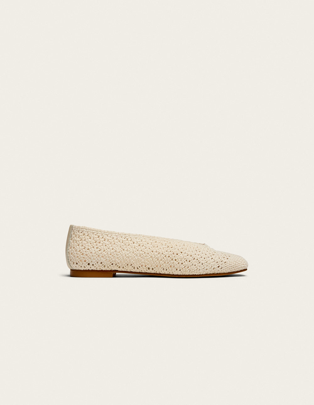 Ballerines Mahi Braided Ecru Women's Casual Flats - Perfect for Work, Office, and Everyday Comfort
