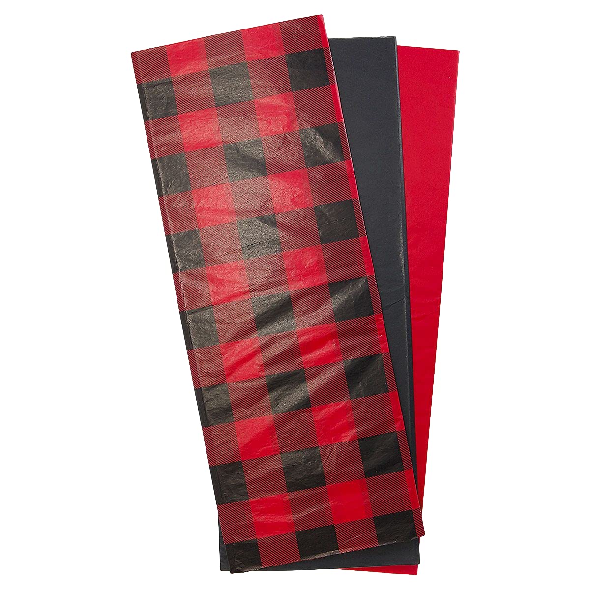 Charmed By Dragons Rustic Farmhouse Gift Bags with Buffalo Plaid Tissue Paper - 10x12x5 Inch Christmas Gift Wrap Bundle (Set of 4) - Perfect for Holiday Presents, Party Favors & Festive Home Decor
